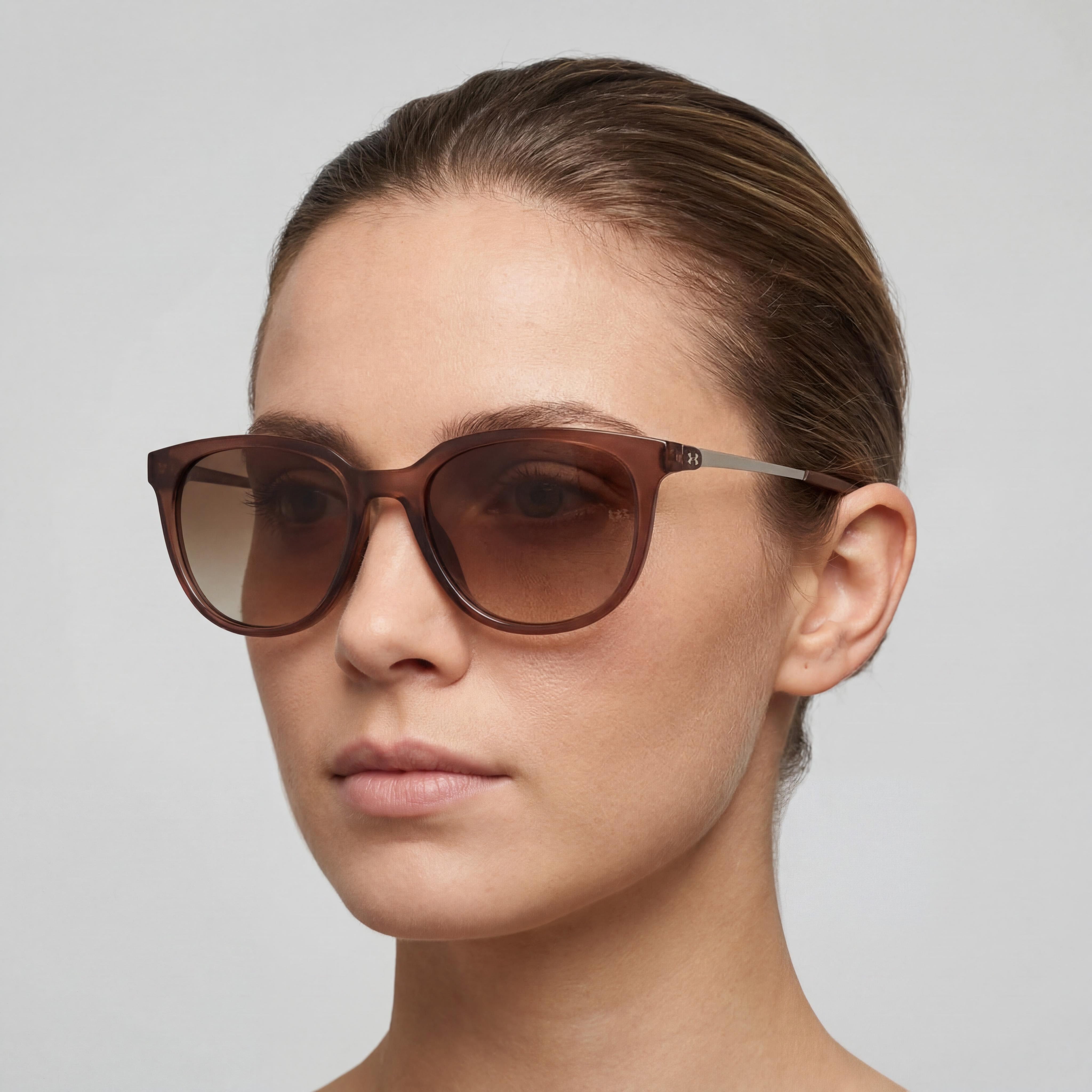 Under Armour Ua Circuit Women's Brown Crystal Polyamide UV Protection Sunglasses 54-18-145, Photo 5