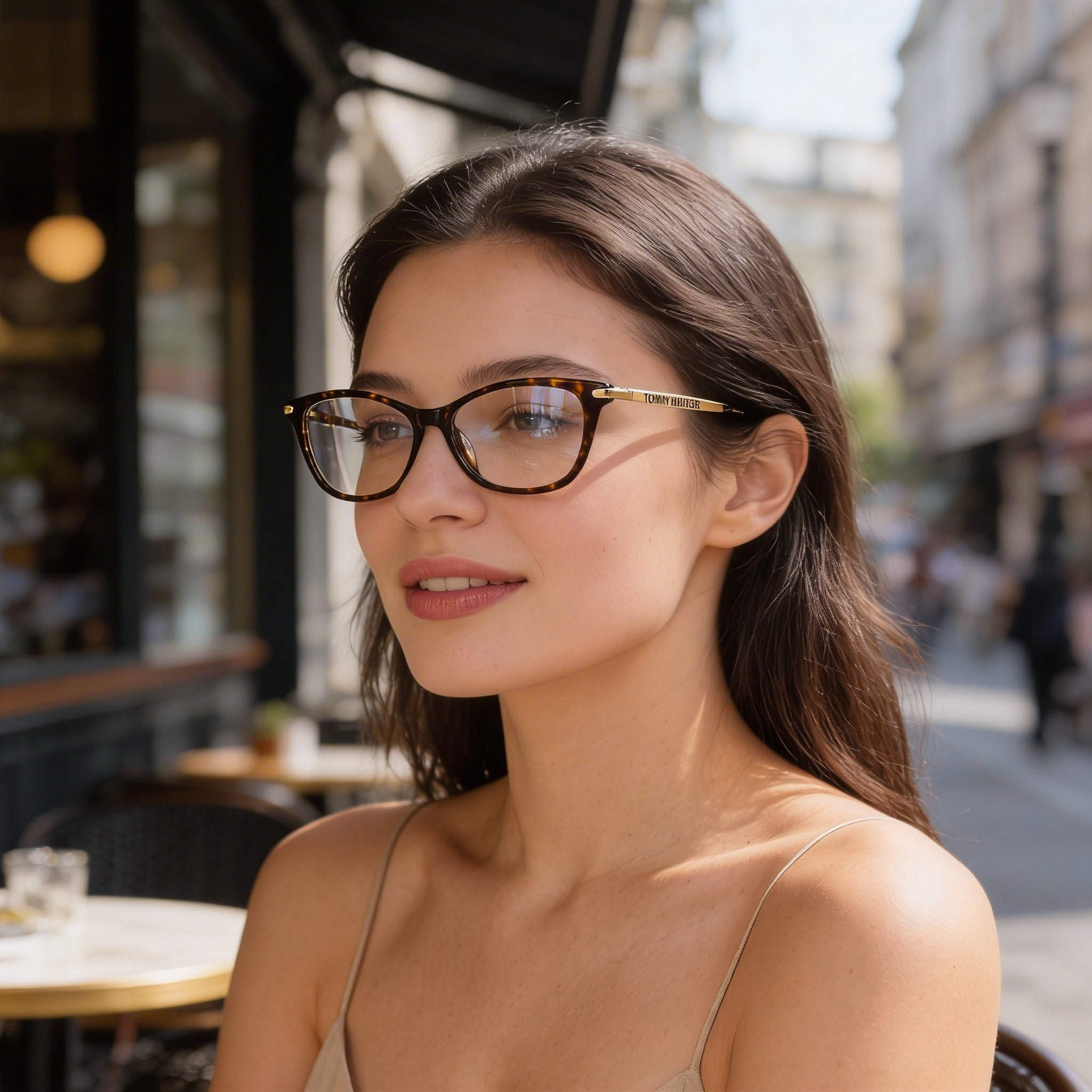 Tommy Hilfiger Th 1961 Women's Plastic Frame Havana Polarized Polycarbonate Lens Sunglasses 53mm, Photo 5