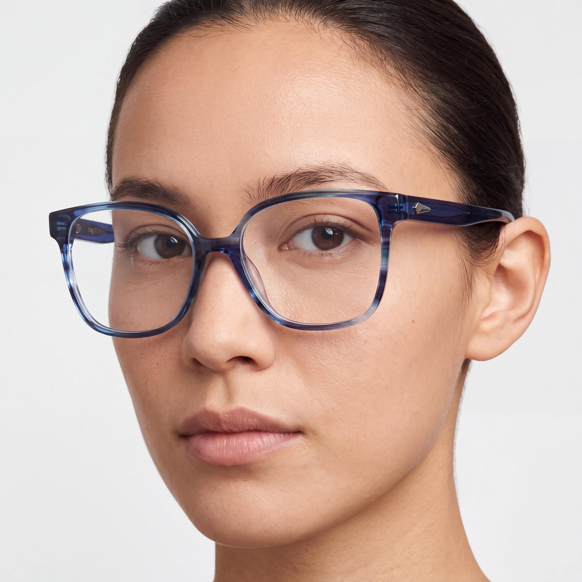 Gucci RNB3053 Unisex Sunglasses, Injected Frame, Blue Color, Polycarbonate Lens Material, 54mm Lens Width, Photo 5