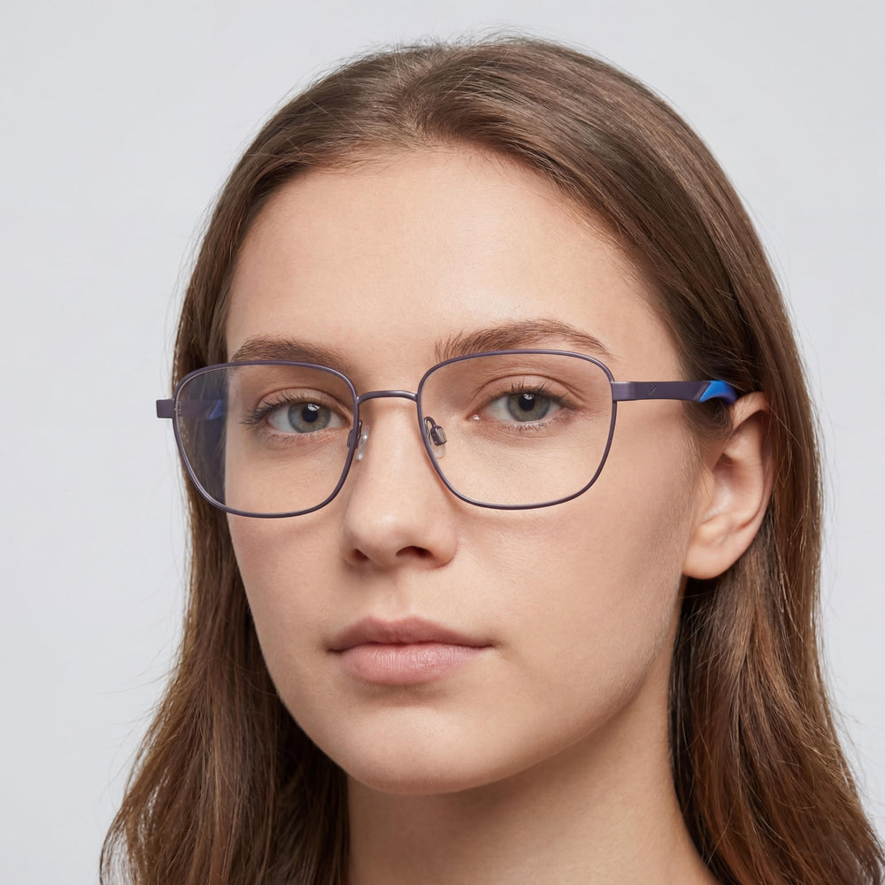 Nike NK8212 Gafas Cuadradas Gunmetal Unisex, Metal 52mm
