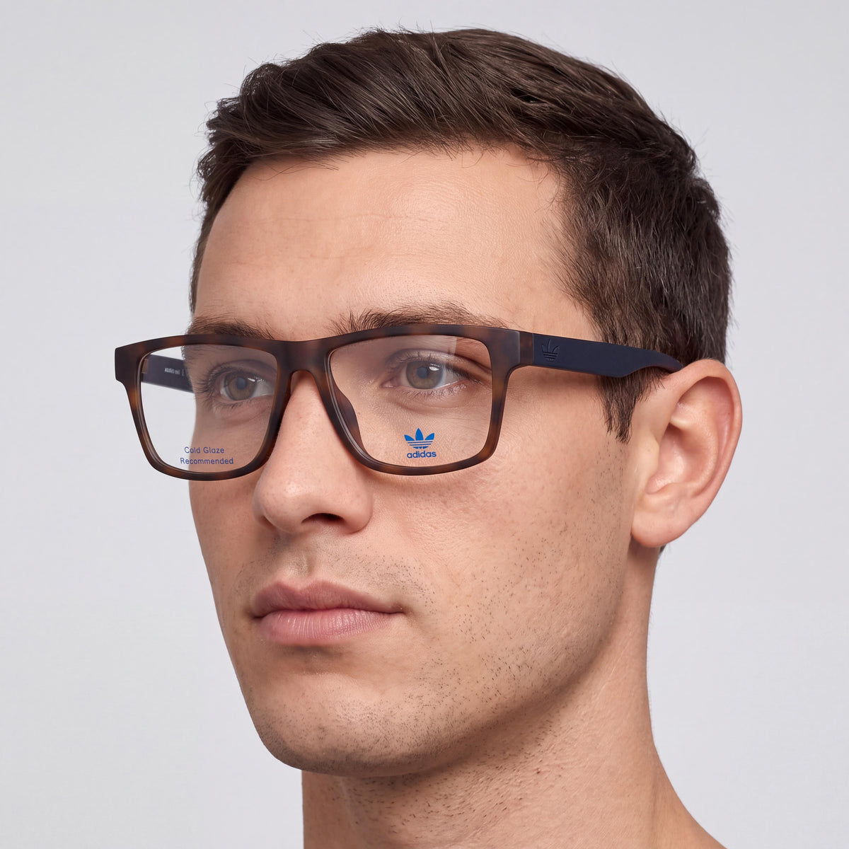 adidas Originals OR5007 Men's Injected Havana Transparent Eyeglasses 56, Photo 4