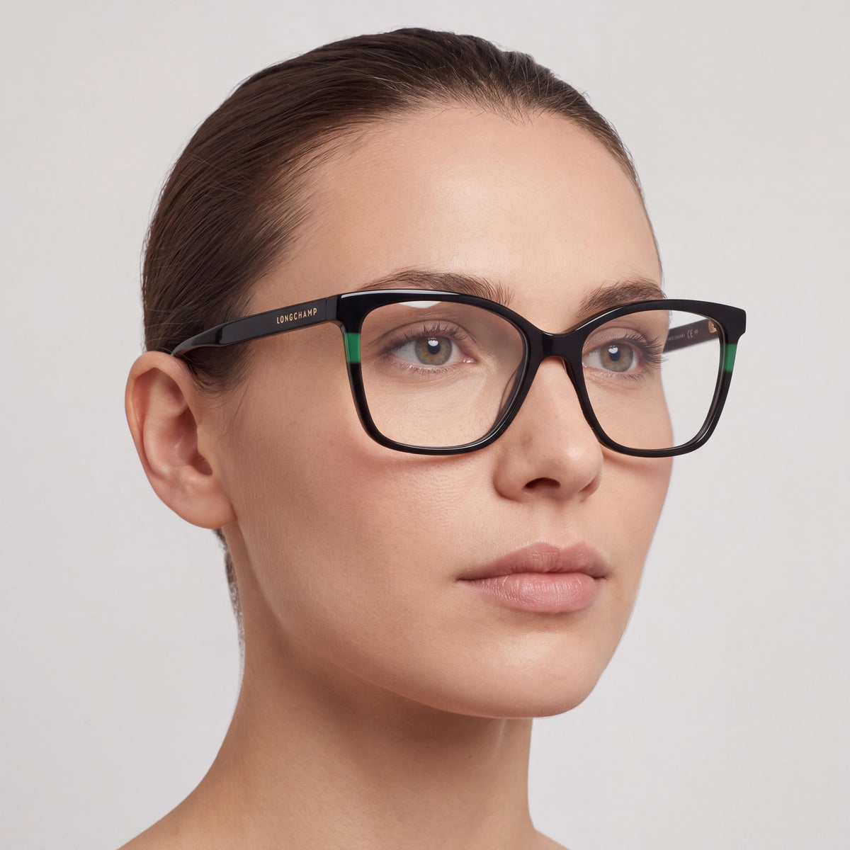 Longchamp Casual Women's Black Acetate Frame Plastic Lens Optical Eyeglasses 52-15-140, Photo 5
