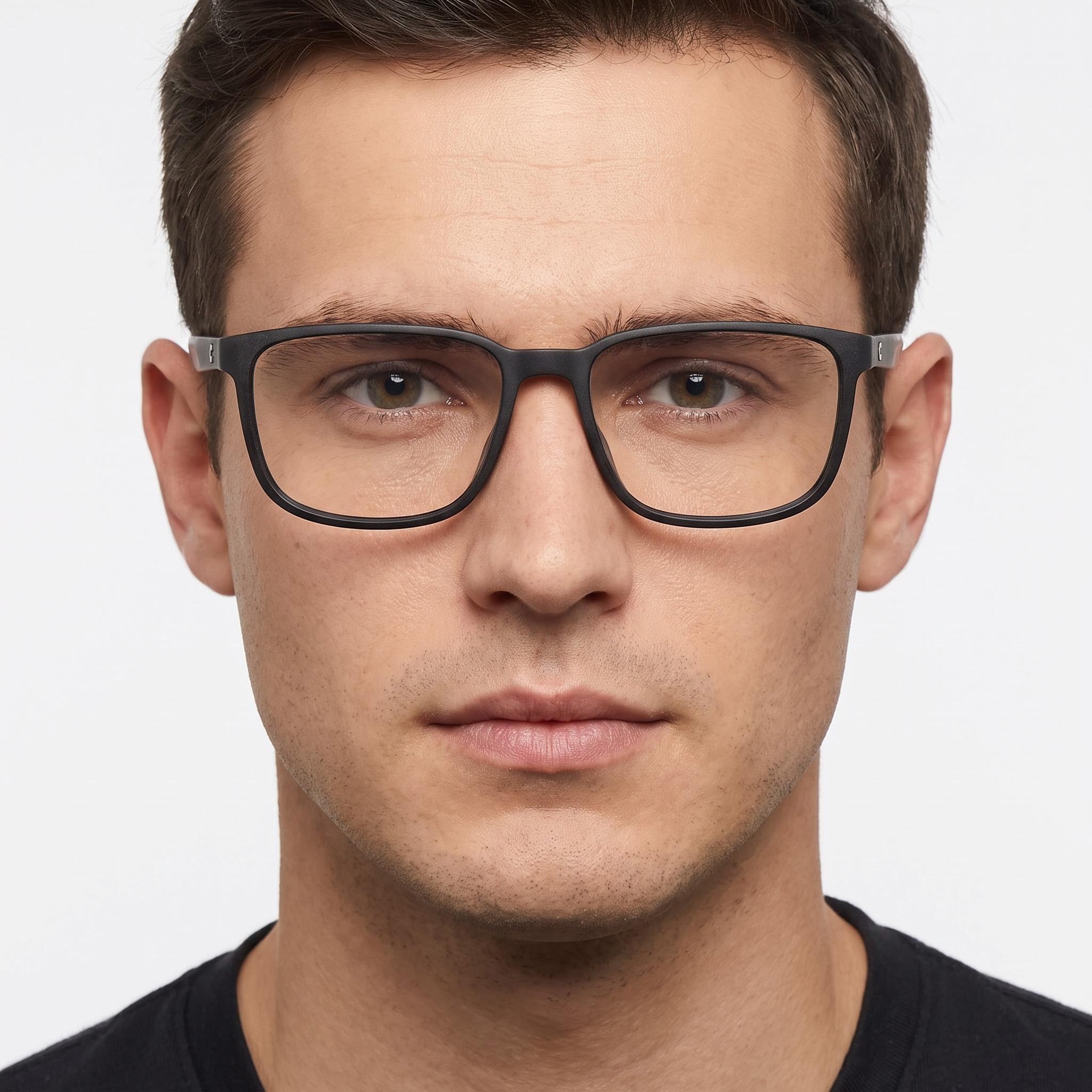 Carrera Modern Collection Unisex Injected Polyamide Frame Glasses in Matte Black Grey 55-17-145mm, Photo 5