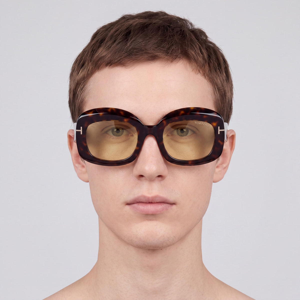 Gafas de sol unisex clásicas Tom Ford con montura Dark Havana Tortoise y lentes polarizadas, Photo 3