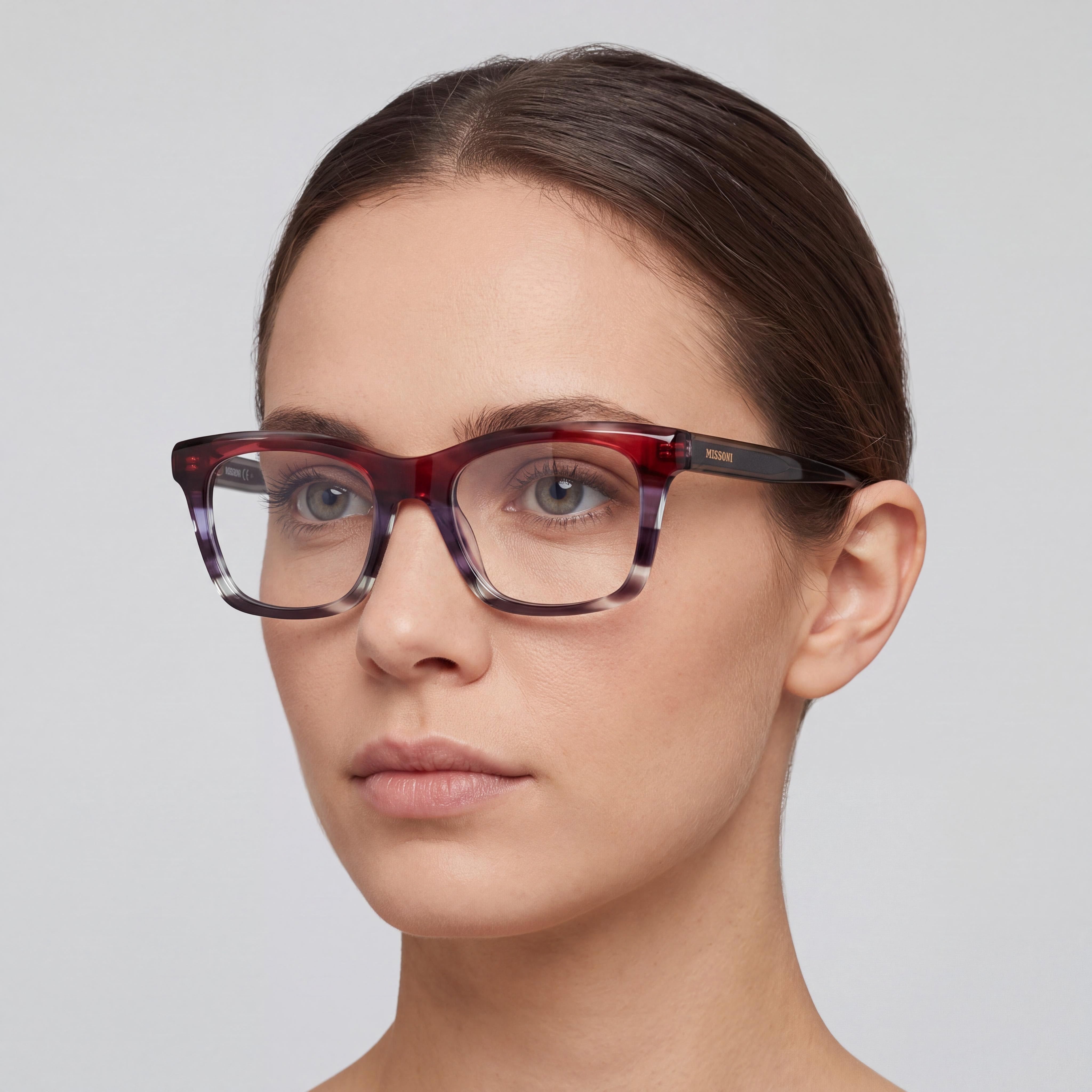Missoni Modern Women's Acetate Viobrw Horne Eyeglasses with Non-polarised Polycarbonate Lenses 50-18-145mm, Photo 4