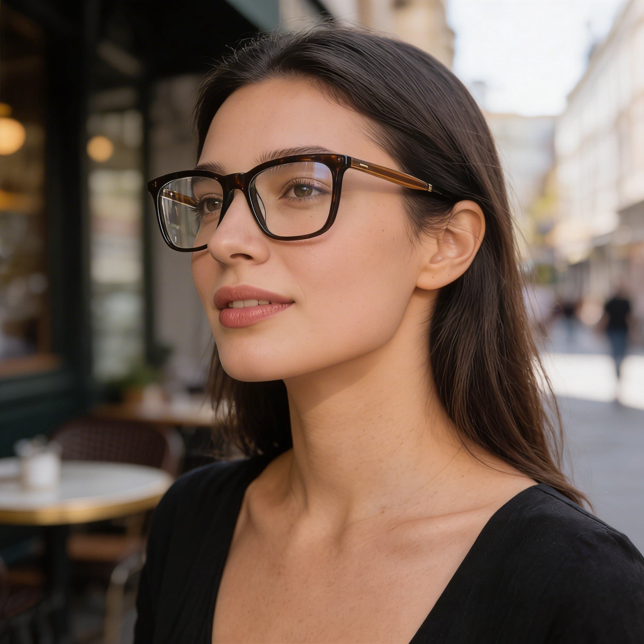 Calvin Klein CK23547 Modern Unisex Sunglasses with Tortoise Acetate Frame and Tortoise Polycarbonate Lenses 55mm, Photo 5
