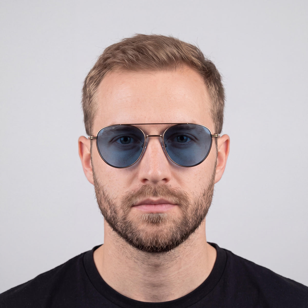 Lacoste L271s N Men's Classic Metal Amber Gold Yellow UV 400 Non-Polarized Sunglasses 54mm, Photo 5