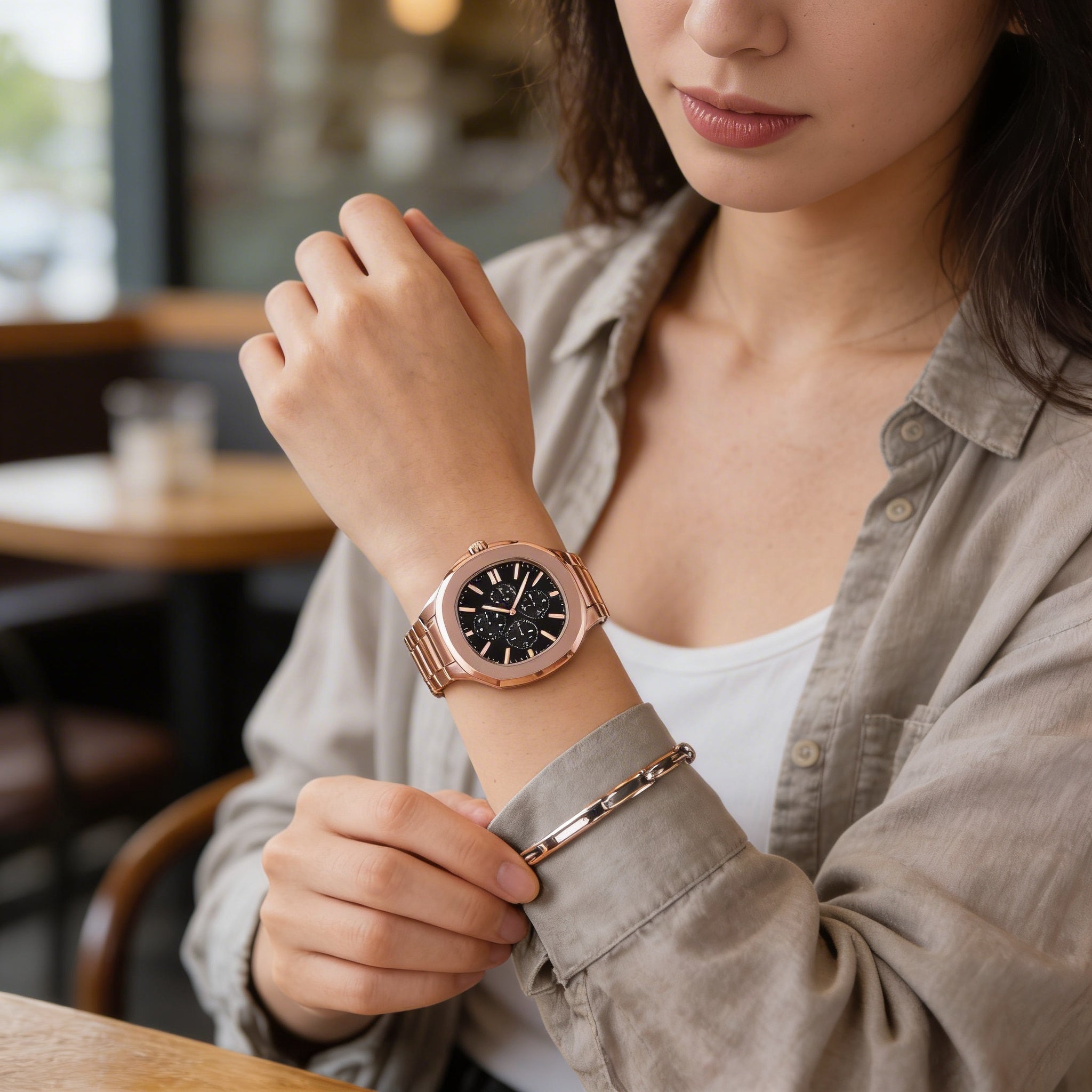 Reloj Invicta Speedway 48524 para hombre, cronógrafo de acero inoxidable de 41 mm con pulsera de cuarzo y esfera marrón., Photo 4