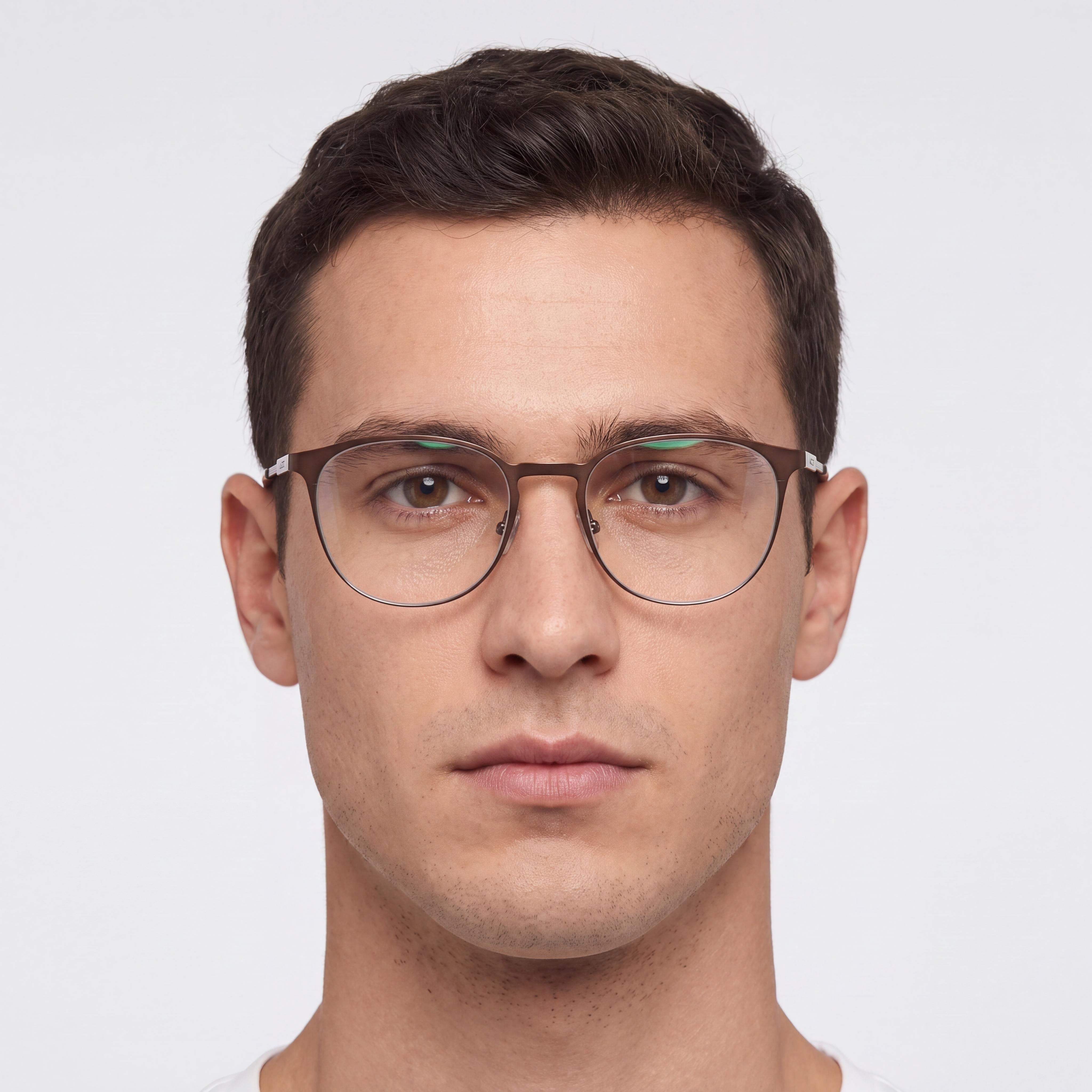 Lacoste L2288 Rectangular Style Non Polarized Eyewear with Matte Brown Acetate Frame for Unisex 51mm Lens Width, Photo 4