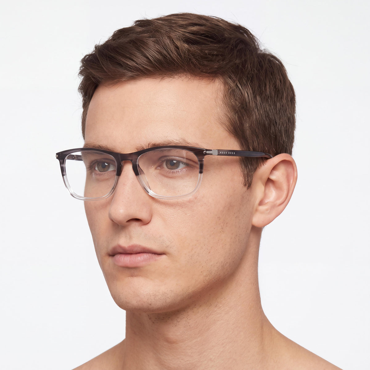Hugo Boss Boss 1044/It Unisex Acetate Grey Havana Sunglasses 55mm, Photo 4