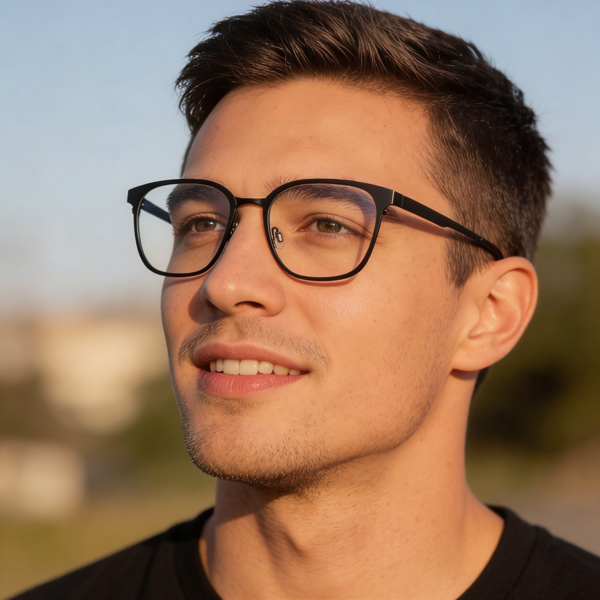 Flexon Flx1005mag-set Men's Metal Eyeglasses Clear Polycarbonate Lenses Matte Black 53-19-145, Photo 4