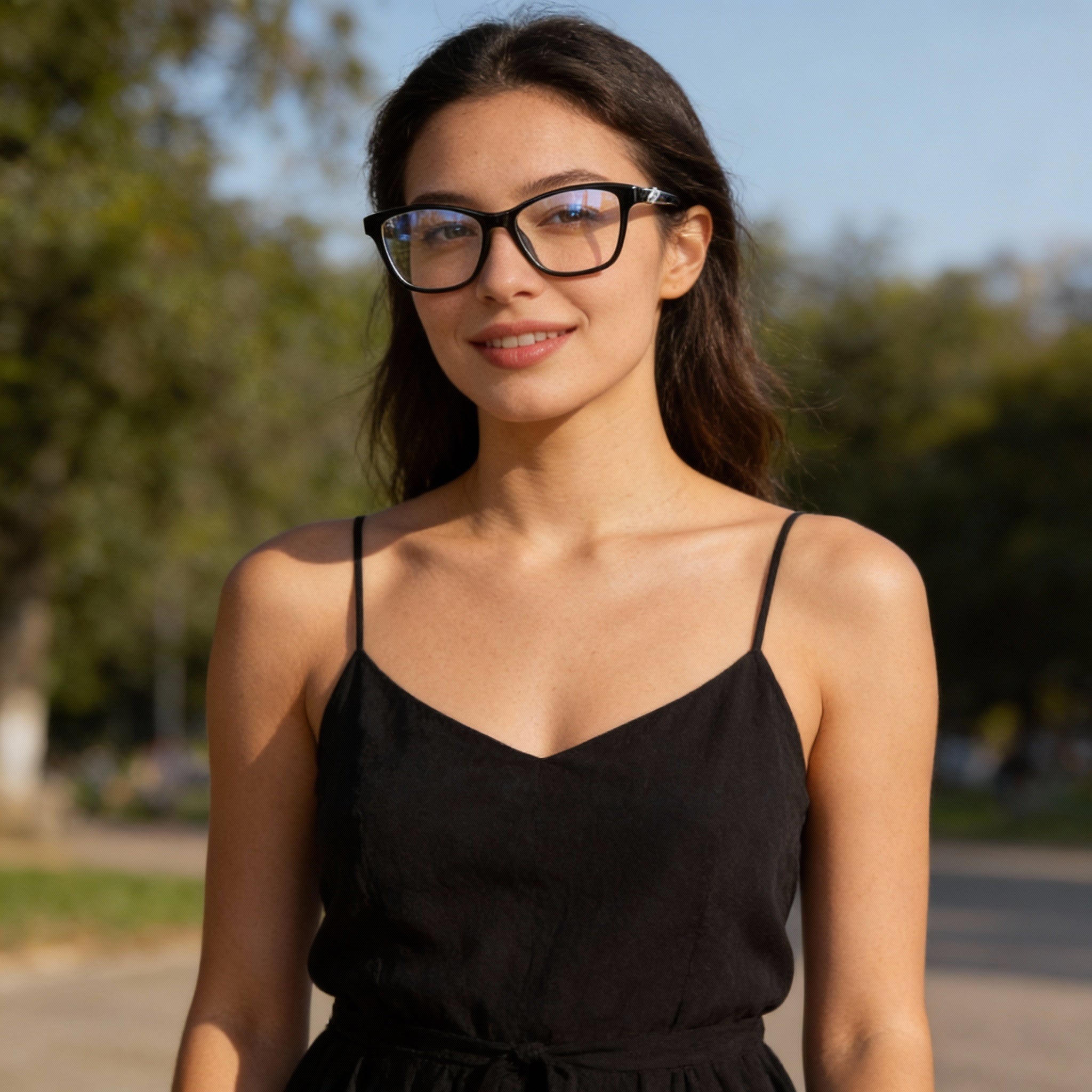 Pierre Cardin Women's Classic Model Black Grey Stripe Plastic Eyeglasses 53-16-135, Photo 4