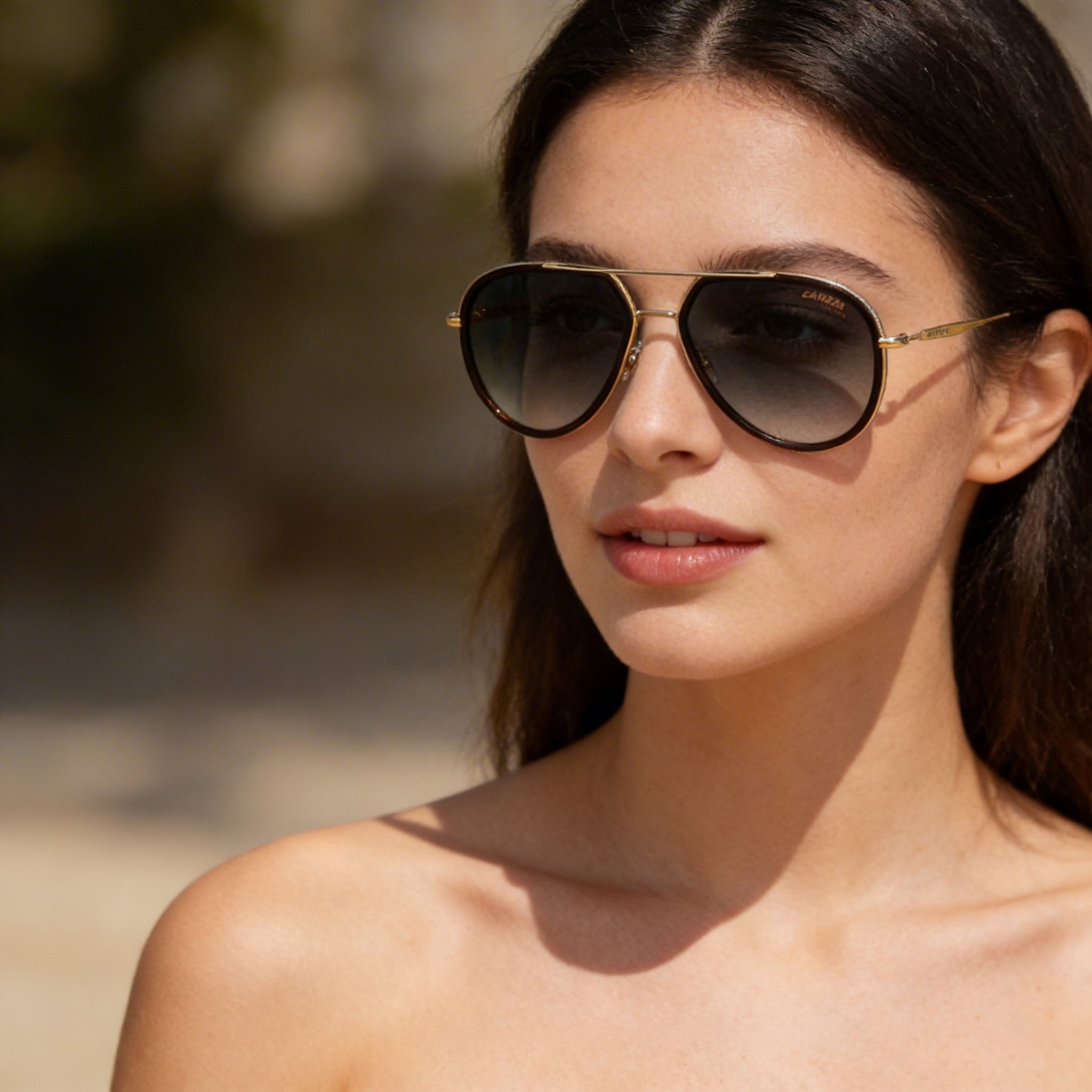Gafas de sol unisex clásicas CARRERA de acero inoxidable con lentes de policarbonato, 100 % protección UV, patillas de 150 mm, Photo 6