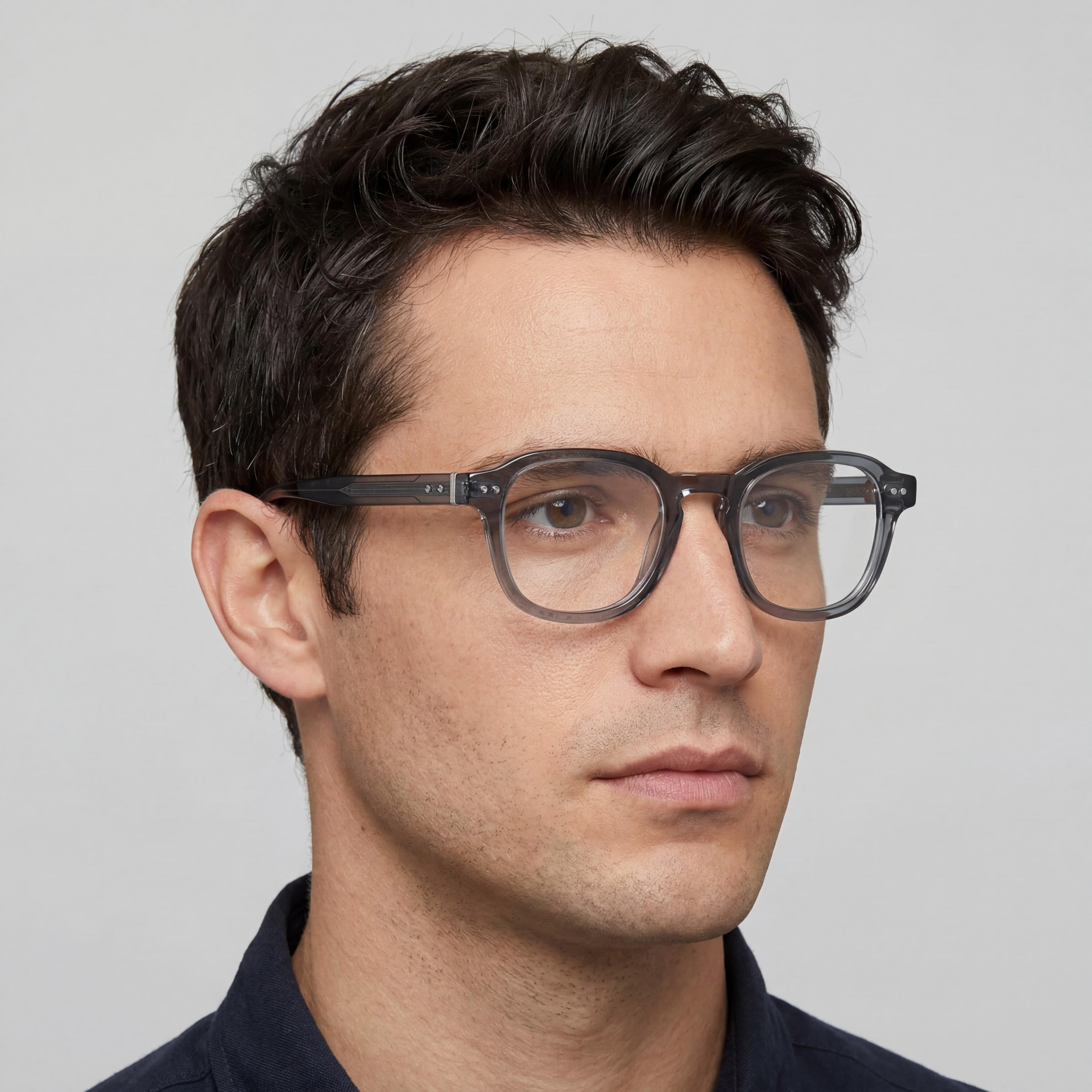 Tommy Hilfiger Modern Men's Grey ECO ACETATE Non-polarised 48mm Eyewear, Photo 4
