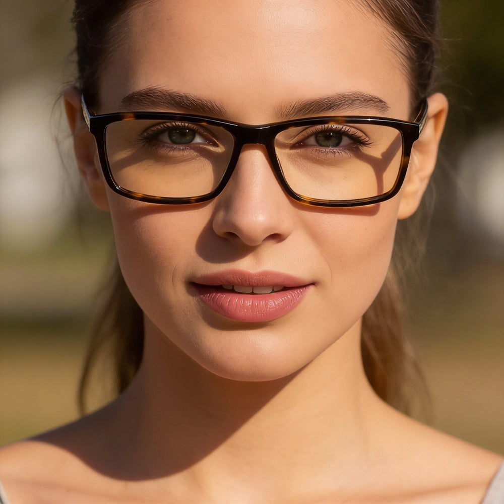 Gafas Tommy Hilfiger Th 1549 Unisex de Acetato Multicolor con Cristales sin Tono Havana, 55 mm