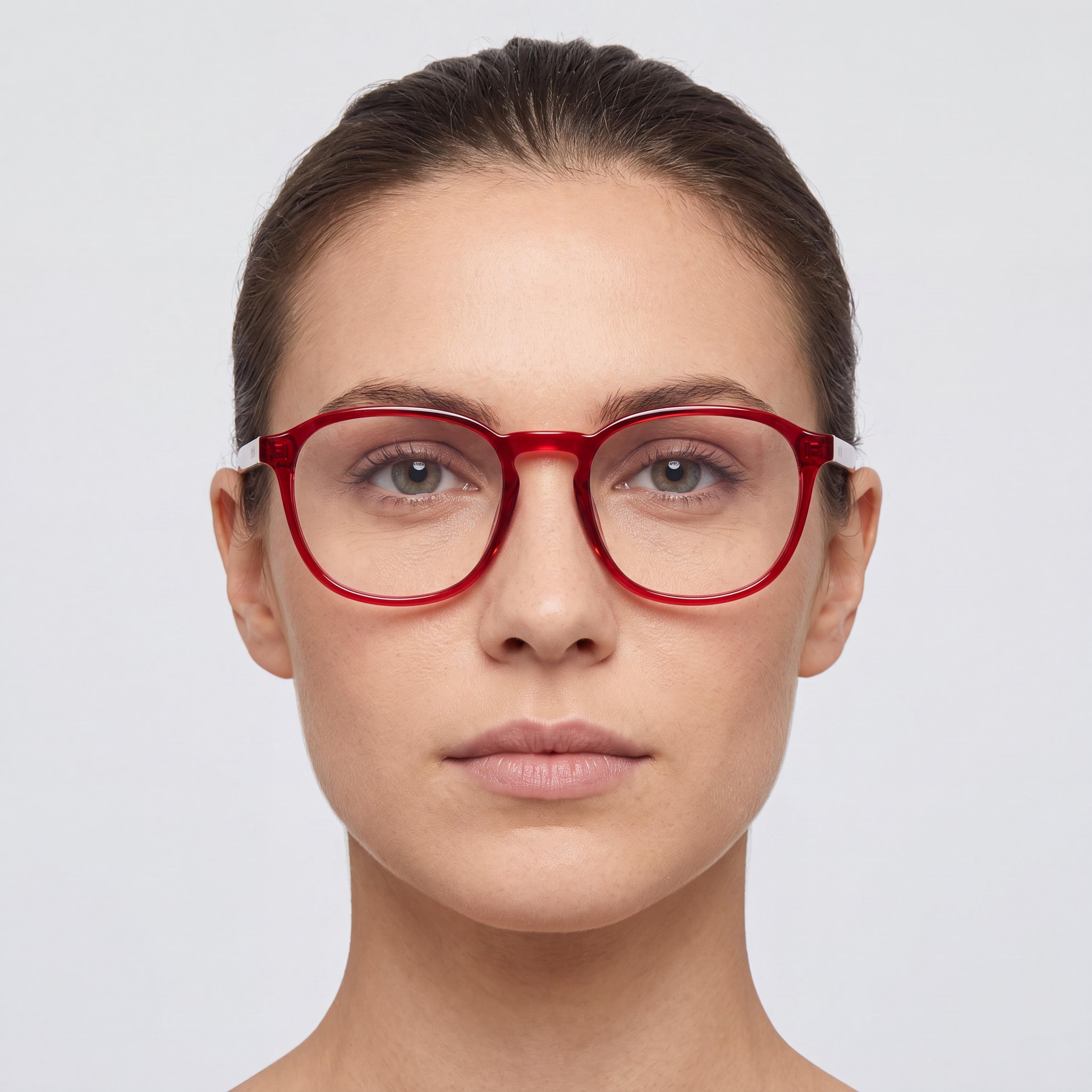 Gafas graduadas Levi's Lv 1024 para mujer, de plástico, color rojo, con lentes de 50 mm, puente de 20 mm y patillas de 145 mm., Photo 3
