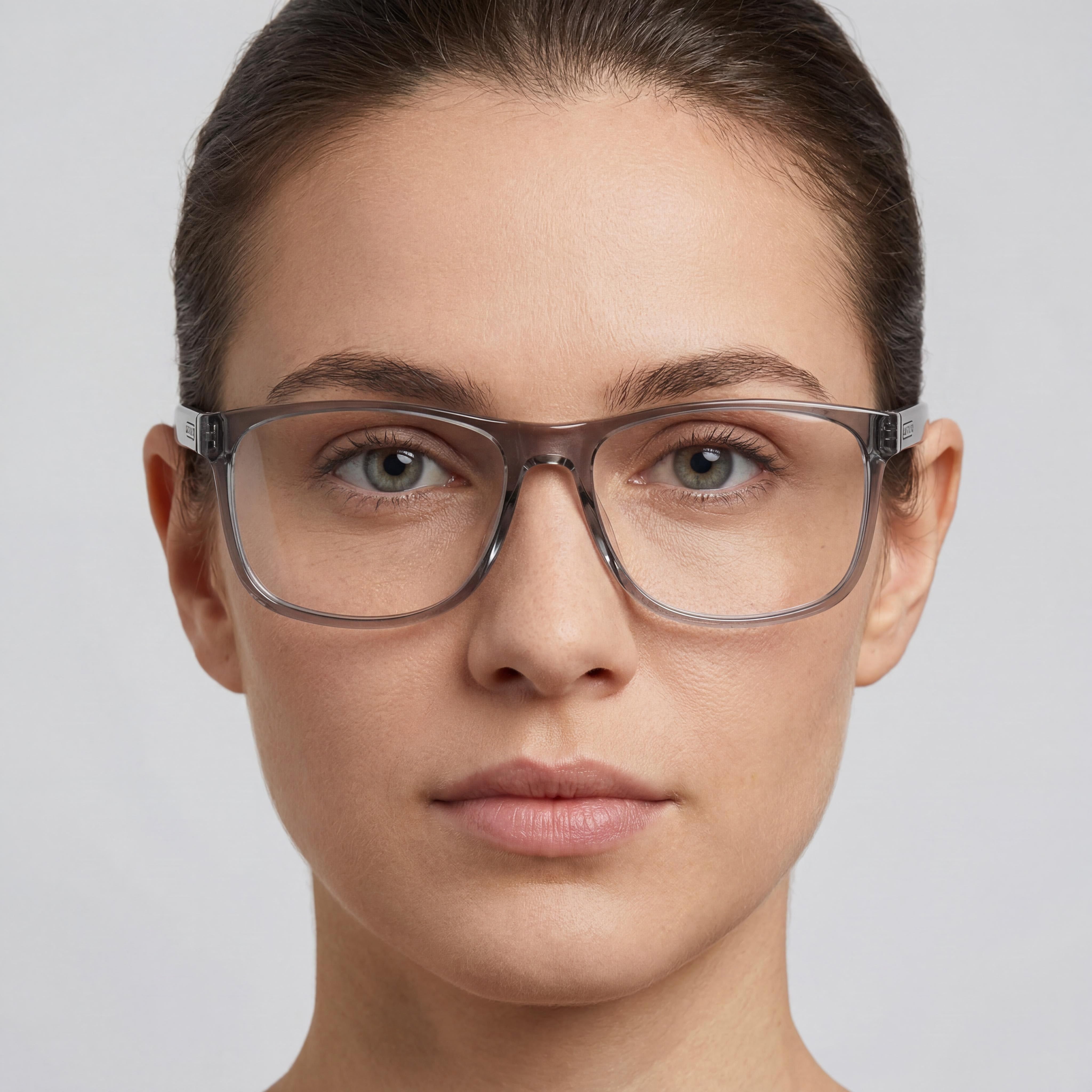 Gafas Carrera Classic para mujer con montura de plástico gris y lentes multicolores sin graduación, 56 mm, Photo 4