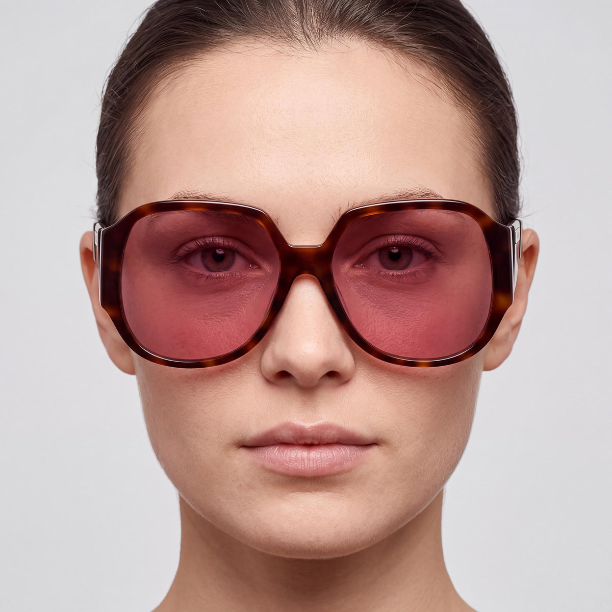 adidas Originals OR0098 Women's Blonde Havana Plastic Frame Sunglasses with Bordeaux UV Lenses 59mm, Photo 4