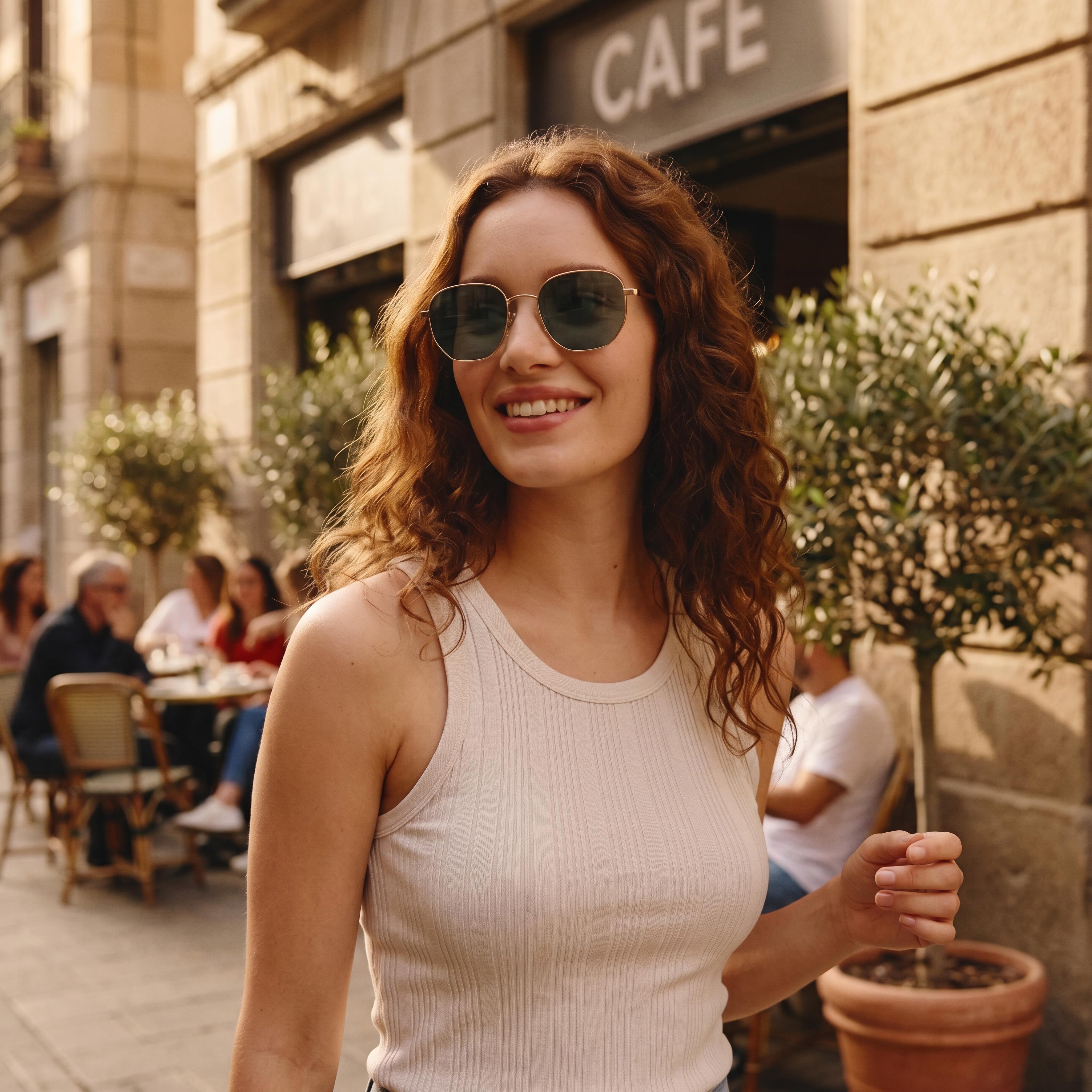 Gafas de sol QUAY AUSTRALIA Big Time unisex, montura de plástico dorada, lentes polarizadas ahumadas con protección UV, 142 mm, Photo 6