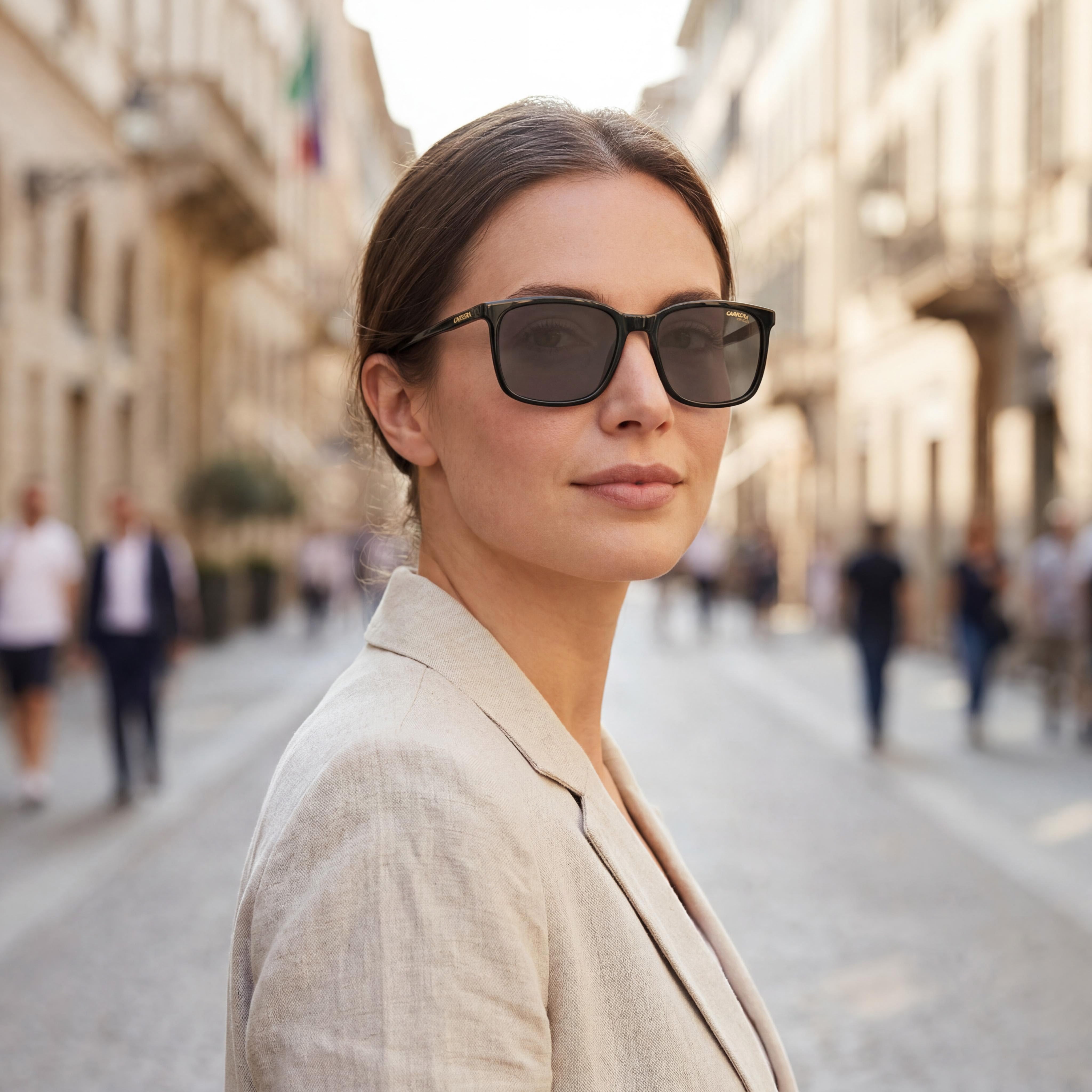 Carrera 259/S Unisex Black Polyamide Frame UV Protected Non-Polarized Eyewear 55-18-145mm, Photo 4