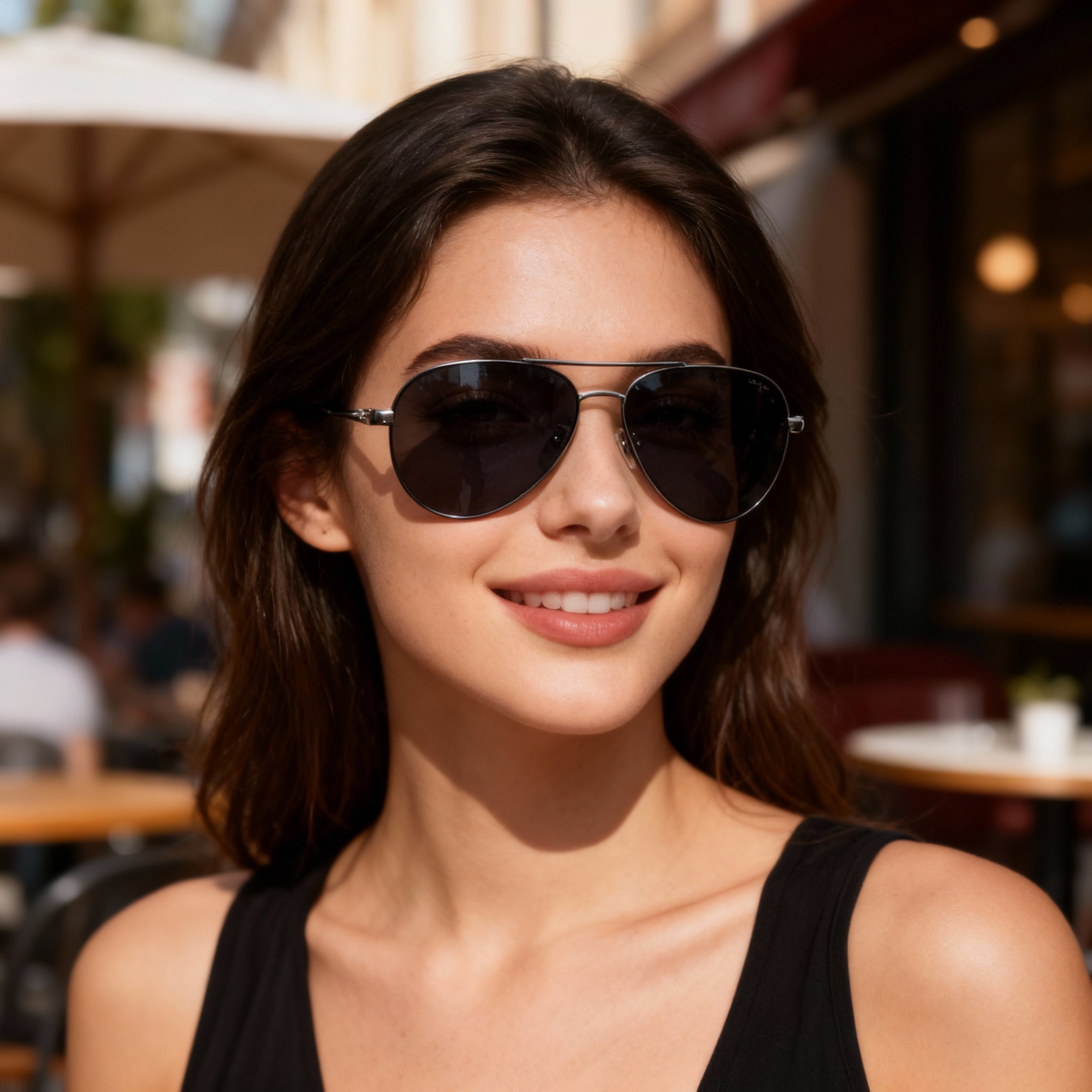 Nike Modern Unisex Plastic Satin Black Frame Polycarbonate Dark Grey Non-Polarized 60mm Lens Width Sunglasses, Photo 6