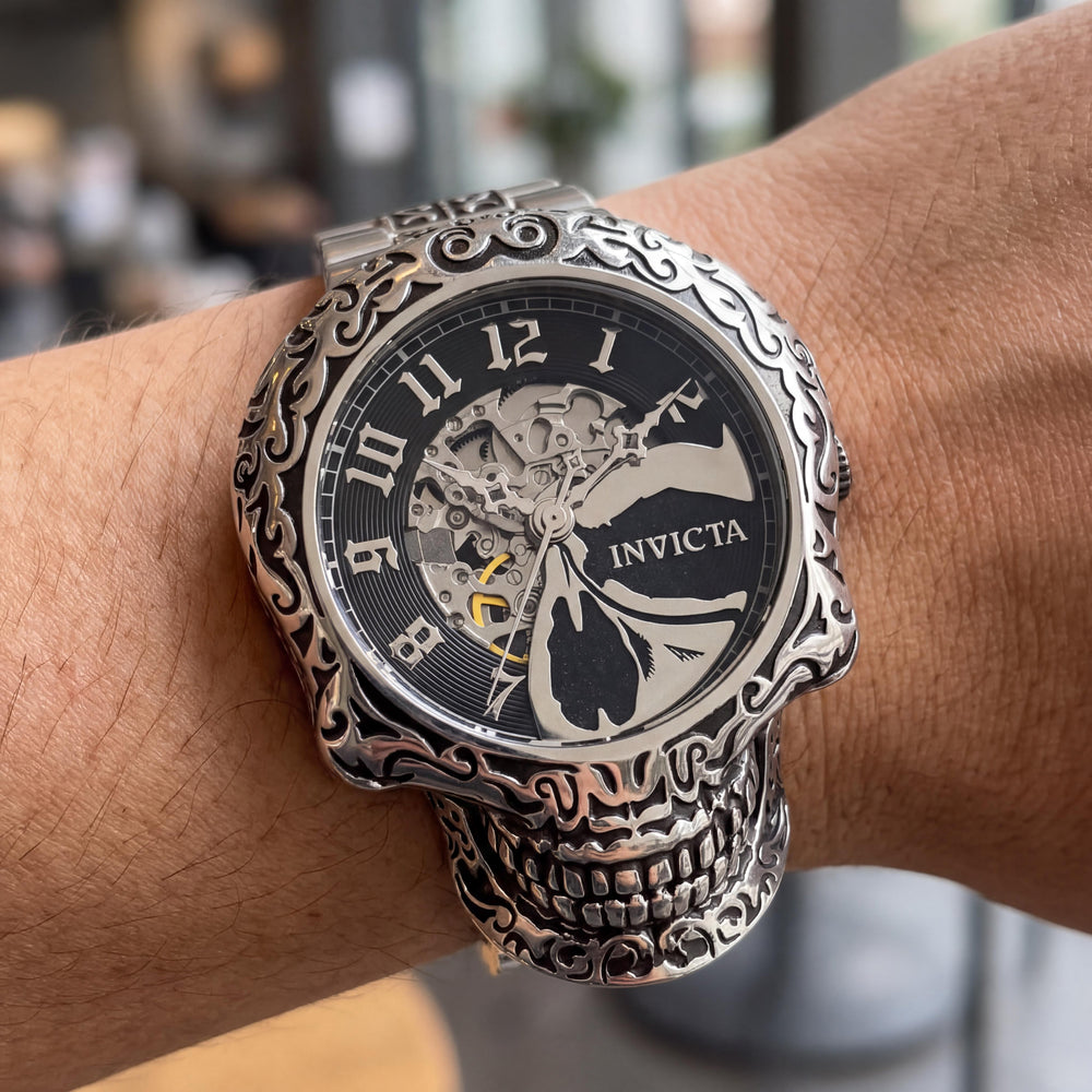 Invicta AUTOMATIC 24 JEWELS Unisex Stainless Steel 50mm Case 100M Water Resistant Watch