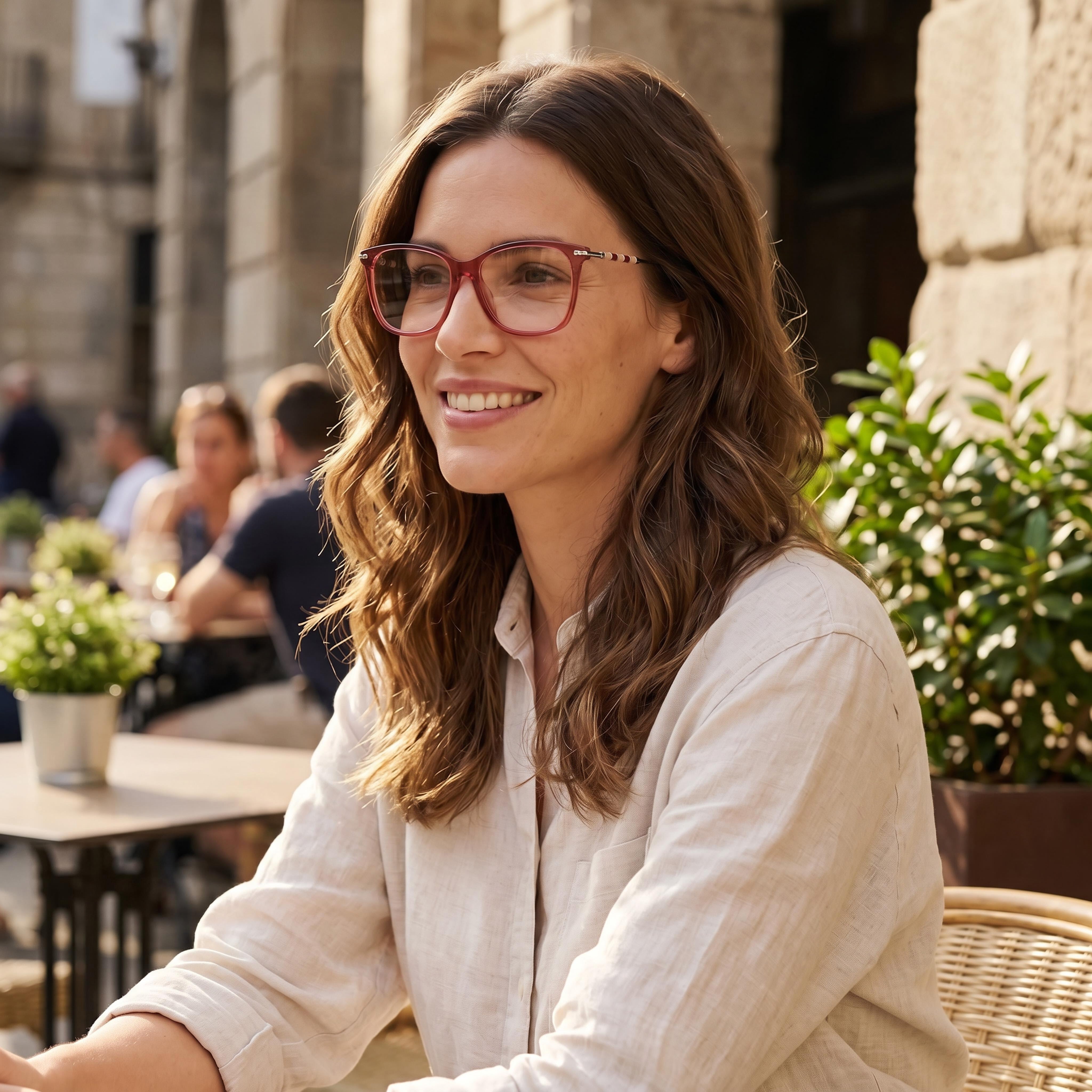 Carolina Herrera Modern Women's Acetate Frame Eyeglasses with 54mm, Photo 5