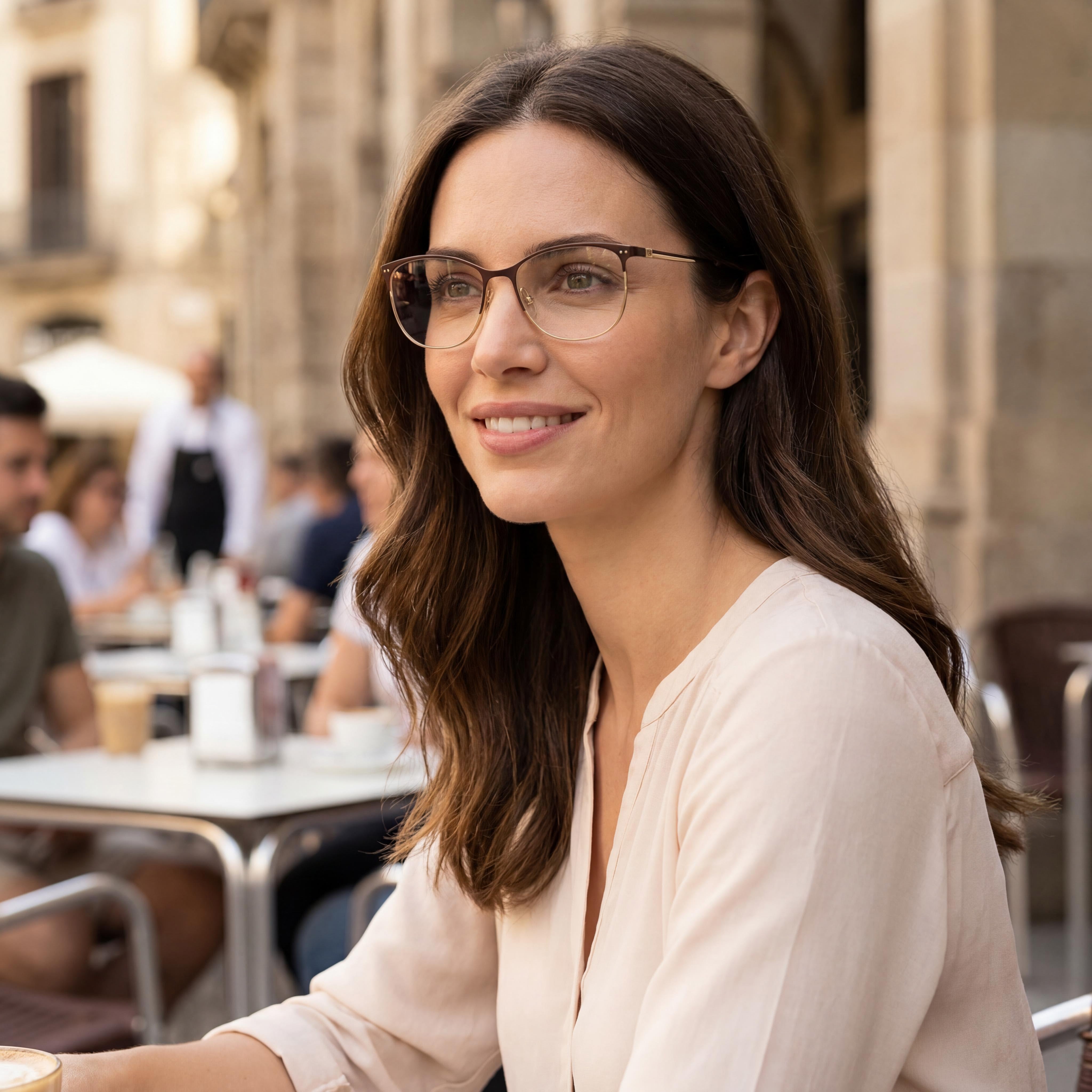 Carolina Herrera VISTA HER 0168 Casual Women's Alloy Steel Frame Polycarbonate Lens Eyeglasses 54/16/145, Photo 5