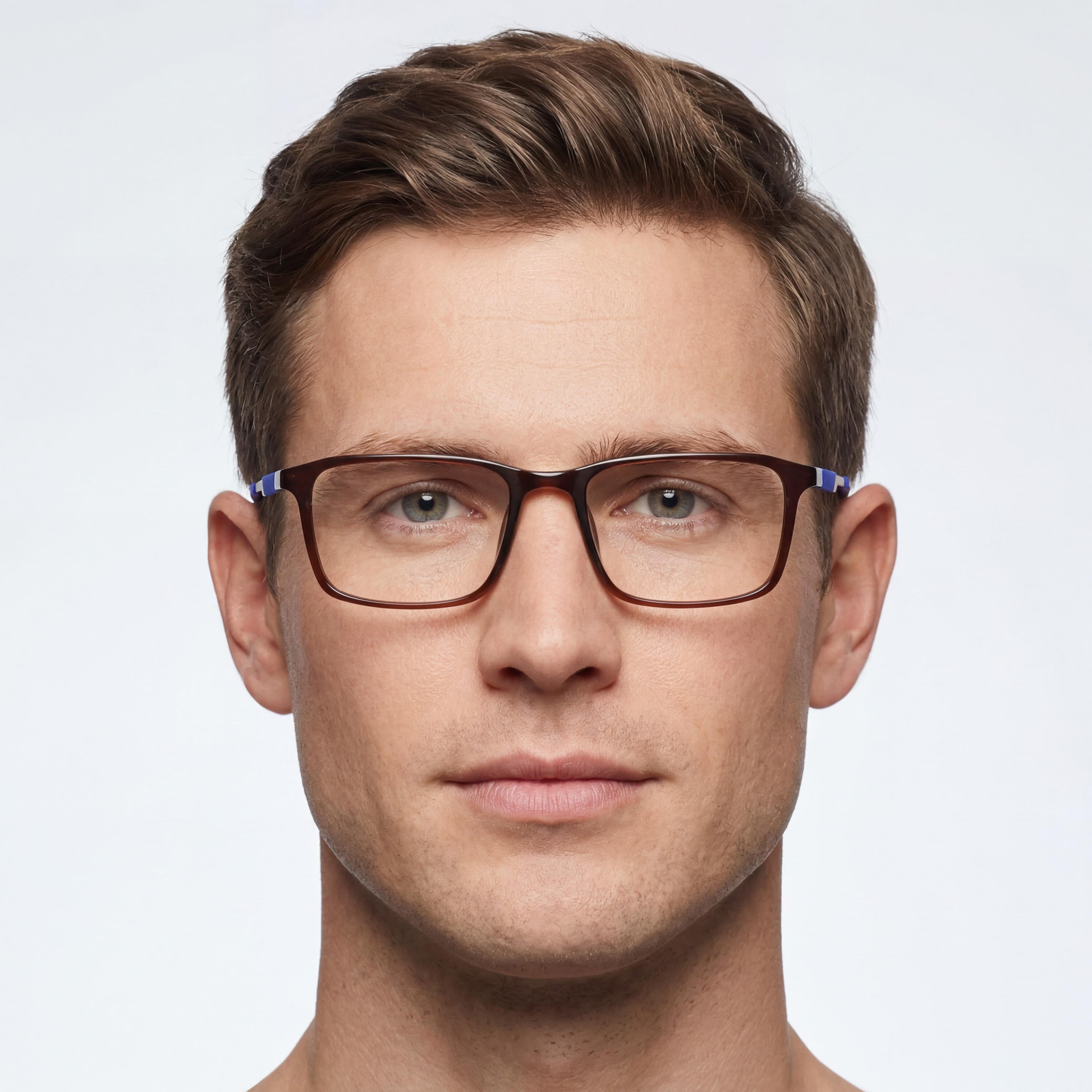 Gafas Flexon Ep8021 de Acetato Marrón Cristal para Hombre con Lentes no Policarbonato 54-18-145, Photo 4