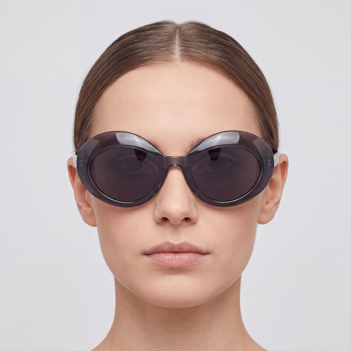 Max&Co. Casual Women’s Grey Plastic Frame with Grey Lenses Sunglasses (Lens 52mm, Bridge 21mm, Temple 140mm), Photo 4