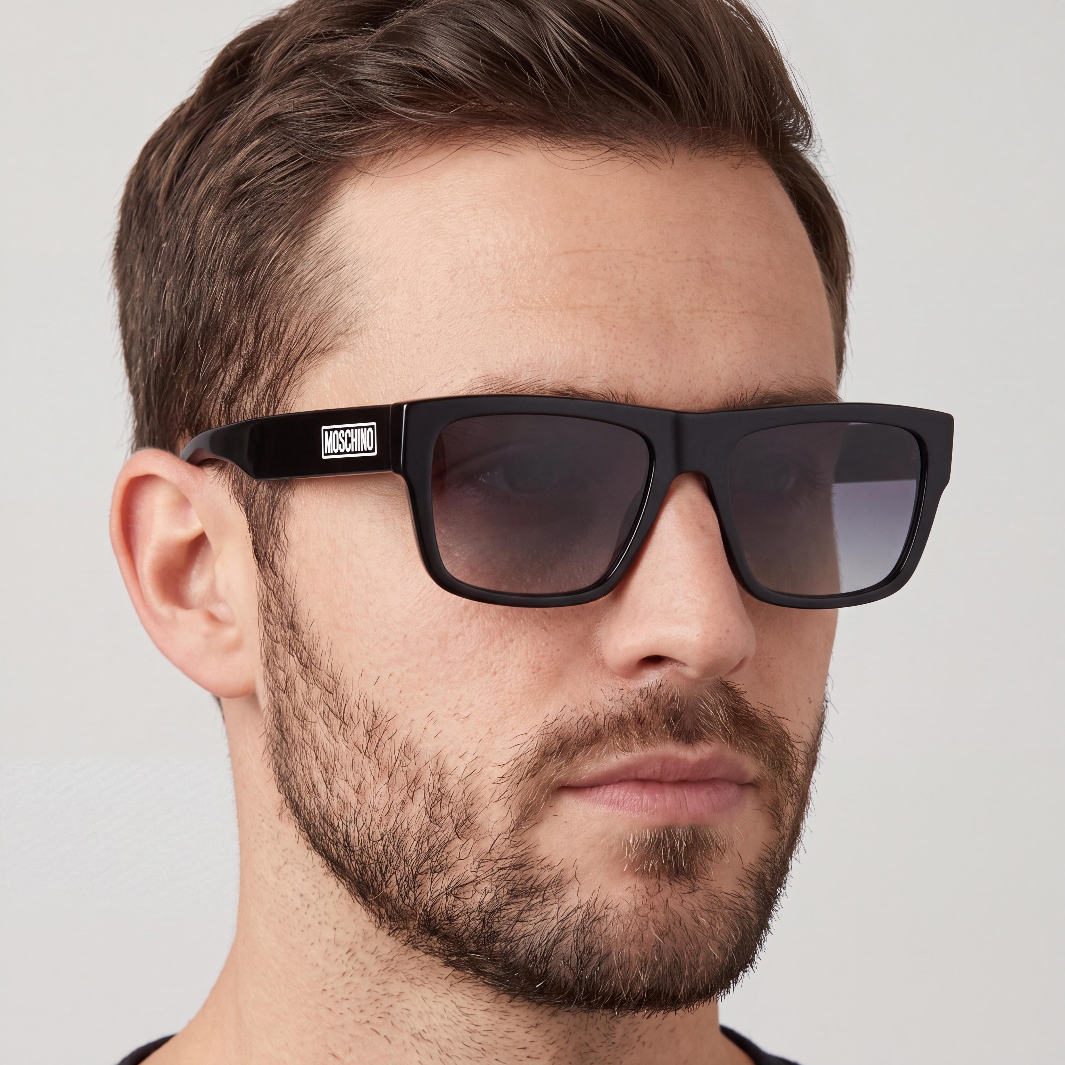 Gafas de sol clásicas Moschino para hombre, con un puente de 17 milímetros y una patilla de 145 milímetros, Photo 3