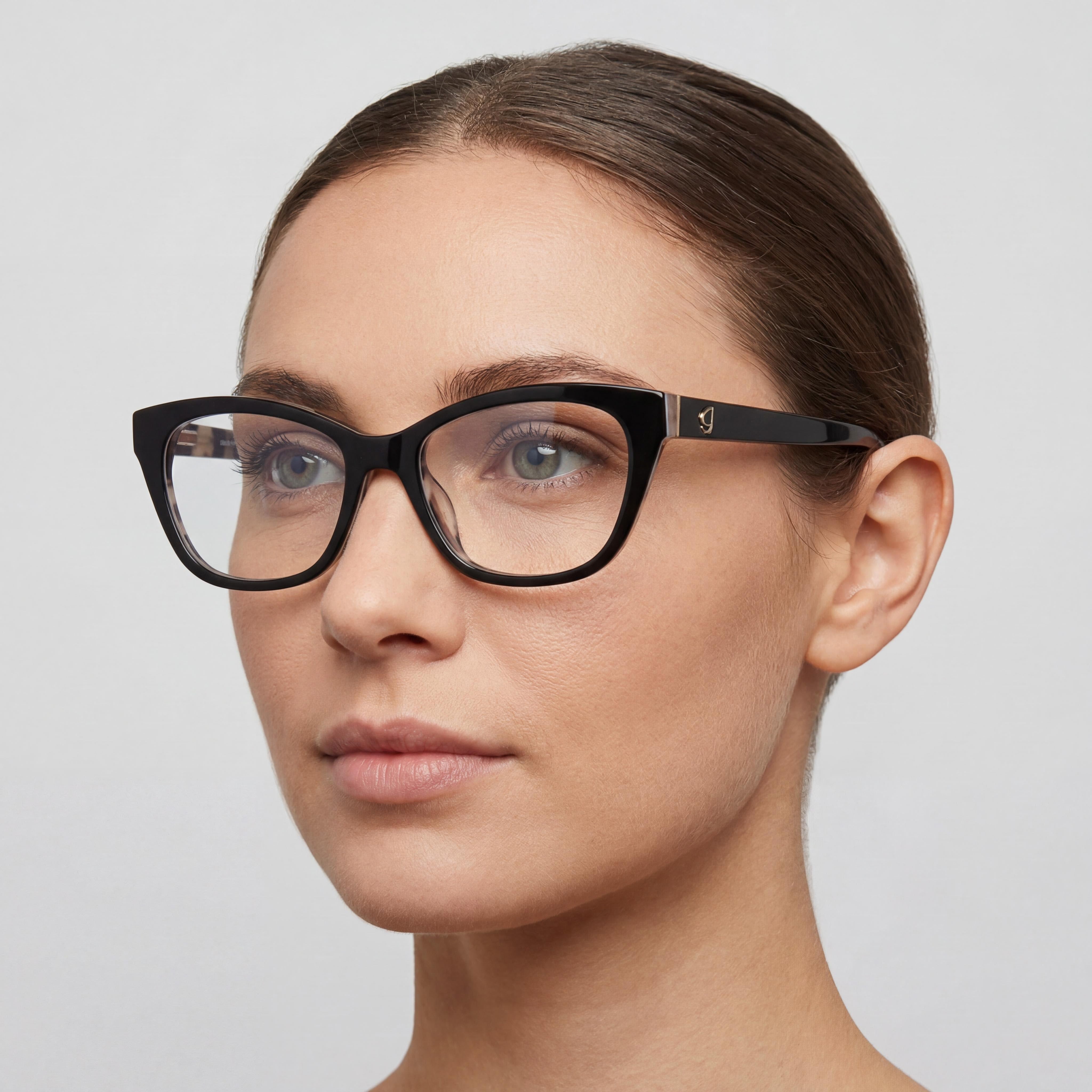 Kate Spade New York Carolan - Montura de plástico estilo ojo de gato para mujer, color negro, rosa, habana, con lentes negras, talla 50-17, Photo 4