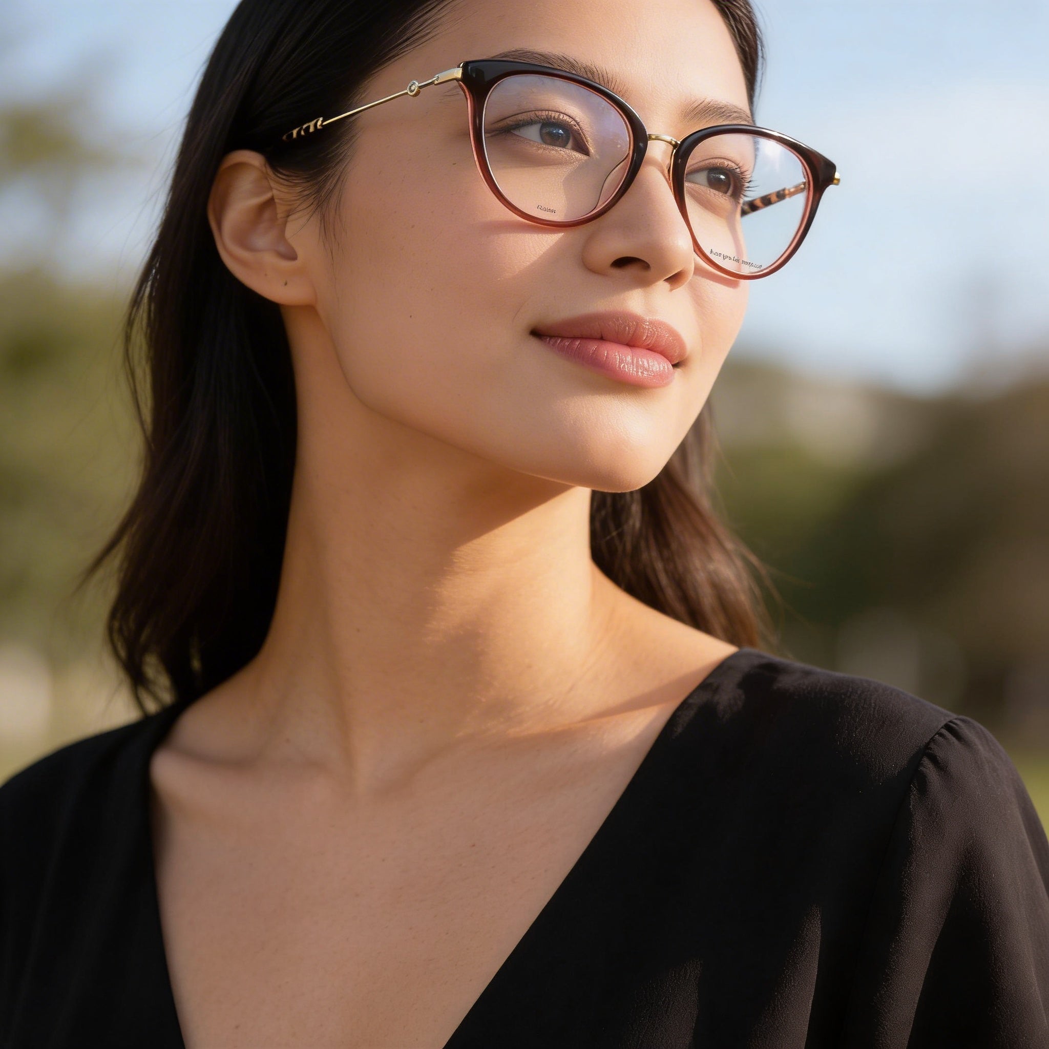 Gafas Kate Spade New York Modern unisex de acetato con montura completa Havana, logotipo dorado, ancho de lente 52mm, puente 18mm, patilla 140mm, Photo 5