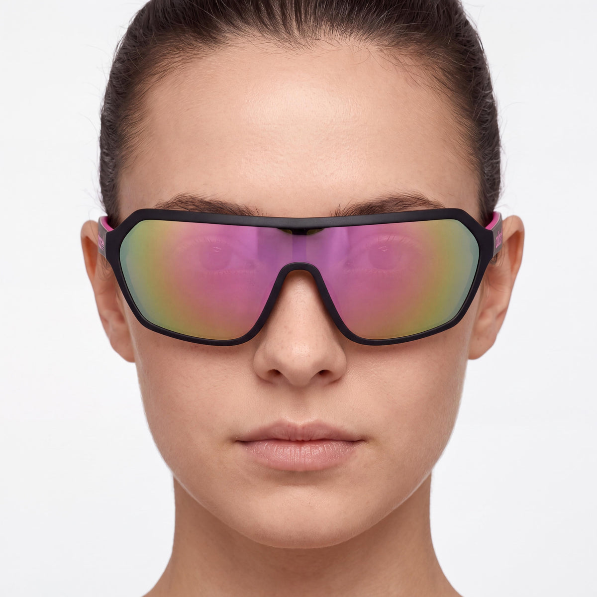Gafas de sol adidas Adidas Originals OR0022 unisex de acetato negro mate con lentes de espejo color burdeos no polarizadas de 131 mm, Photo 3
