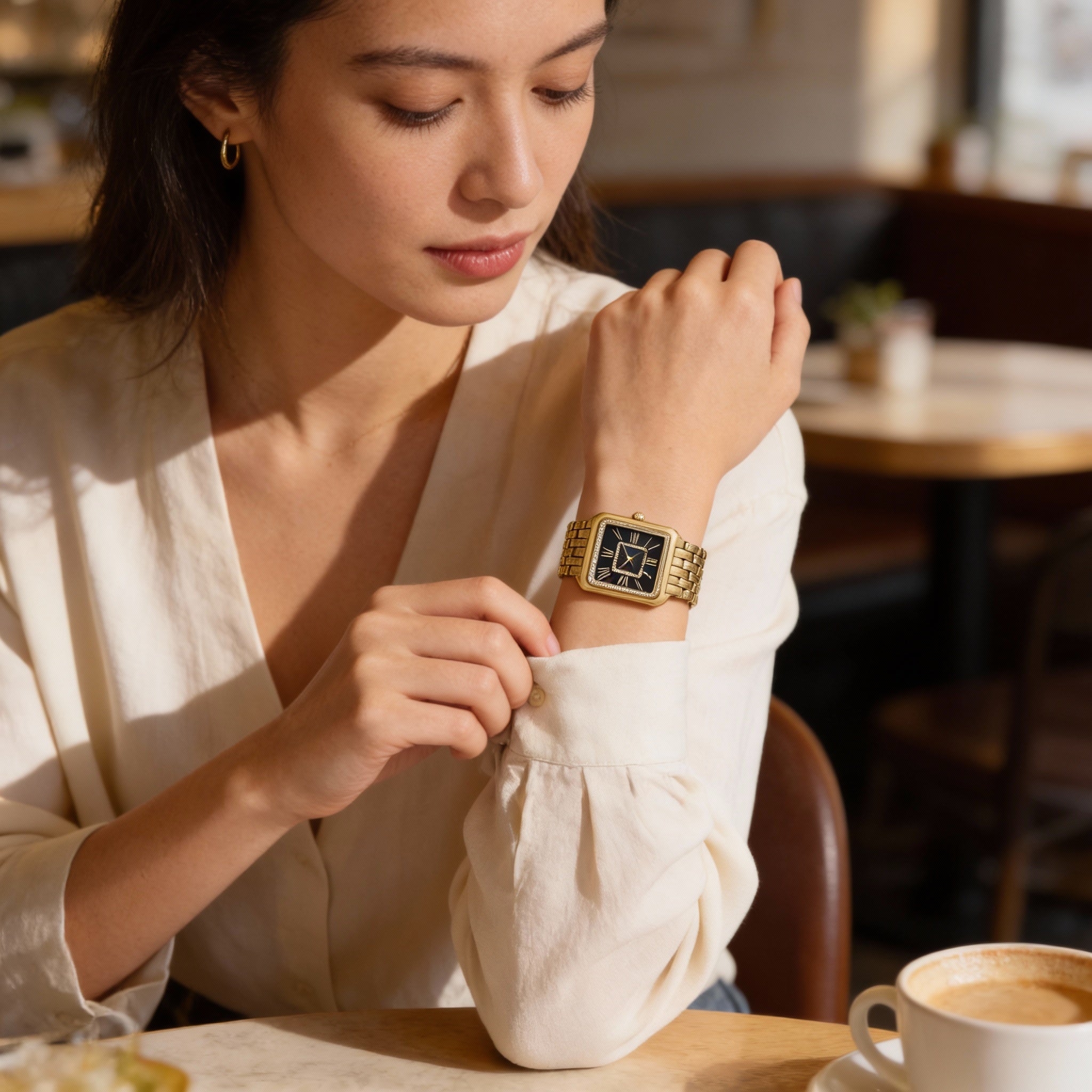 Reloj Fossil para mujer, de acero inoxidable dorado, de cuarzo, con números romanos y fecha, de 26 mm., Photo 4