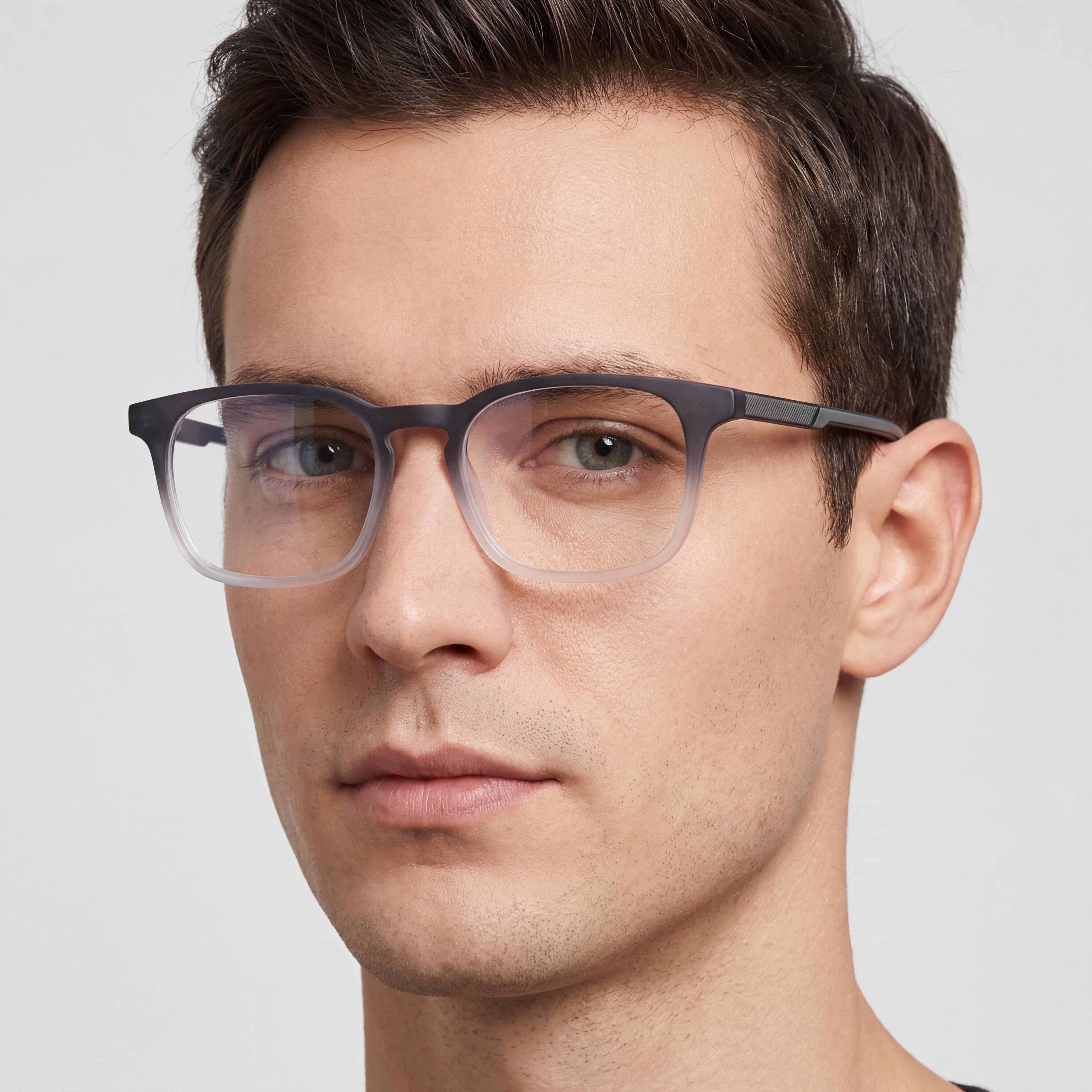 JOE Joe4110 Men's Smoke Acetate Optical Frames with Polycarbonate Lenses, Size 53-17-145, Photo 5