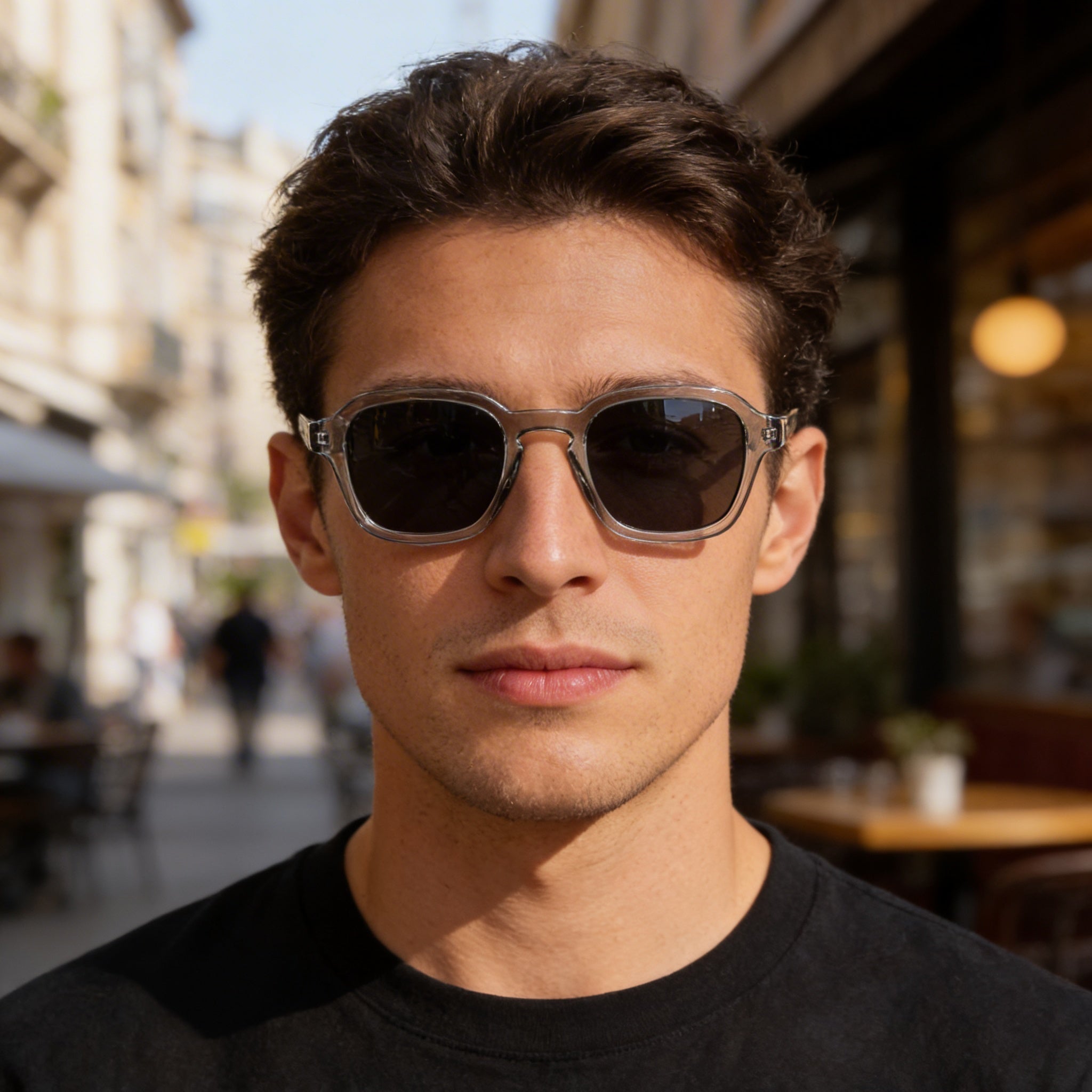 Gafas de sol Tommy Hilfiger para hombre, estilo moderno preppy, gris plateado, acero inoxidable, no polarizadas, protección UV, 49 mm, Photo 3