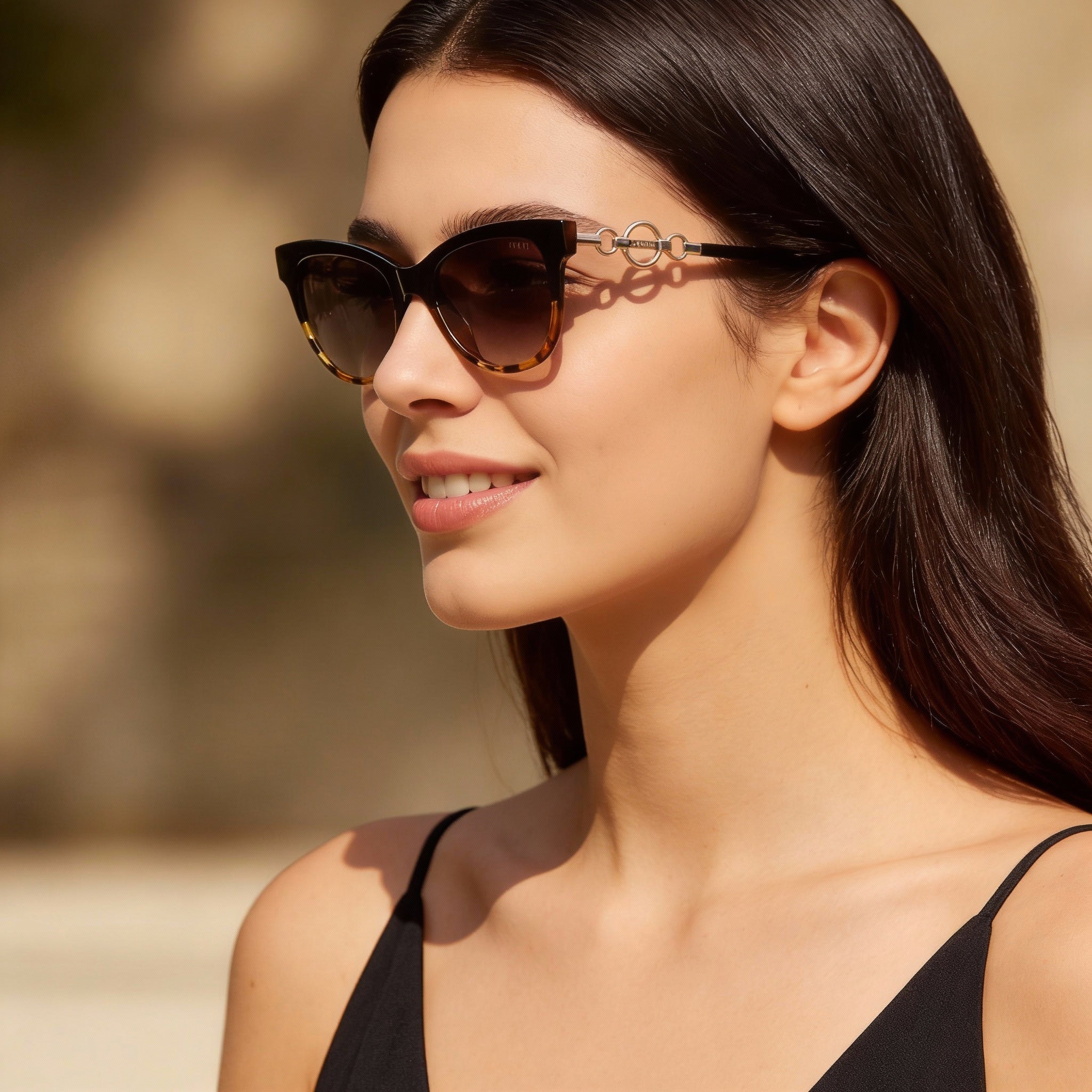 Gafas de sol unisex modernas Emilio Pucci con montura de plástico no polarizada de 54 mm, Photo 5