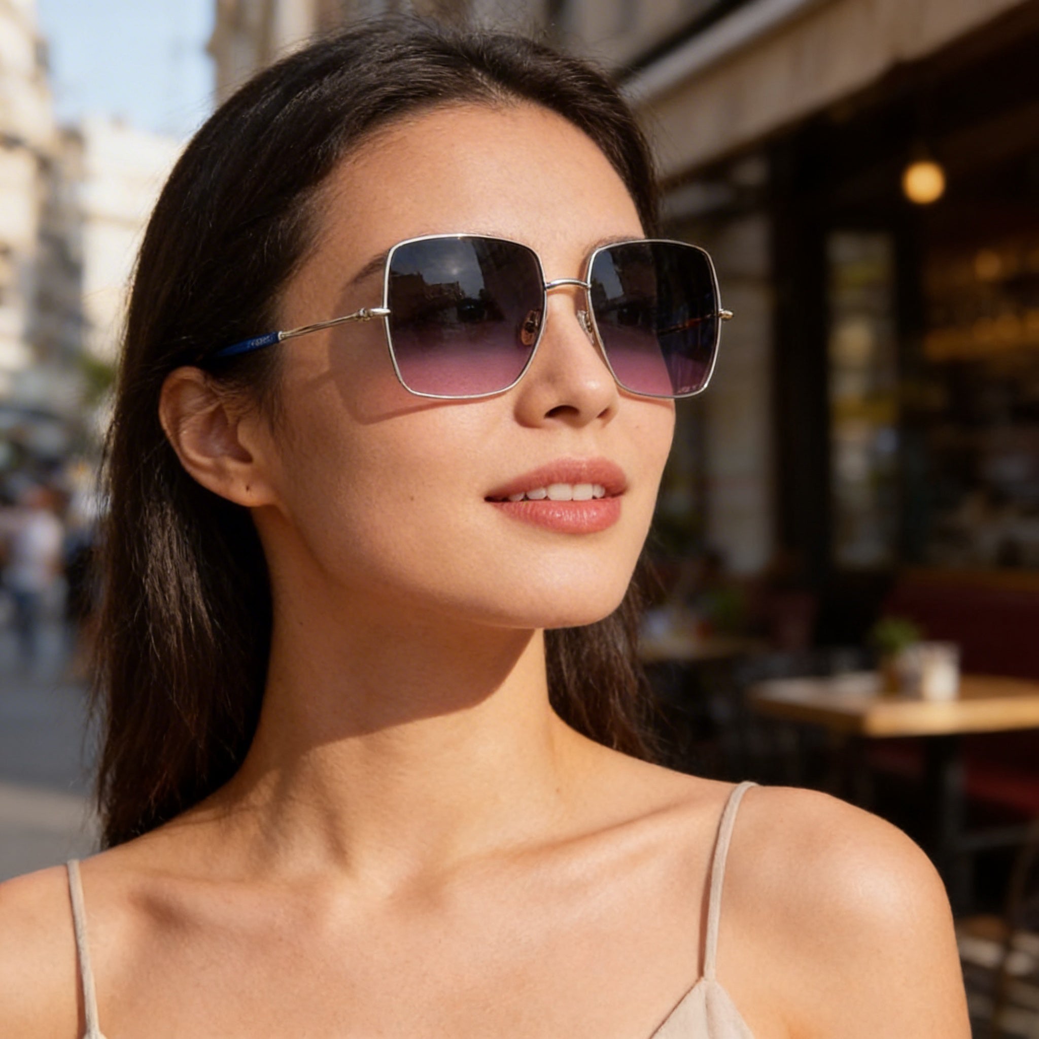 Missoni Casual Women's Sunglasses with Stainless Steel Frame 58mm, Photo 3