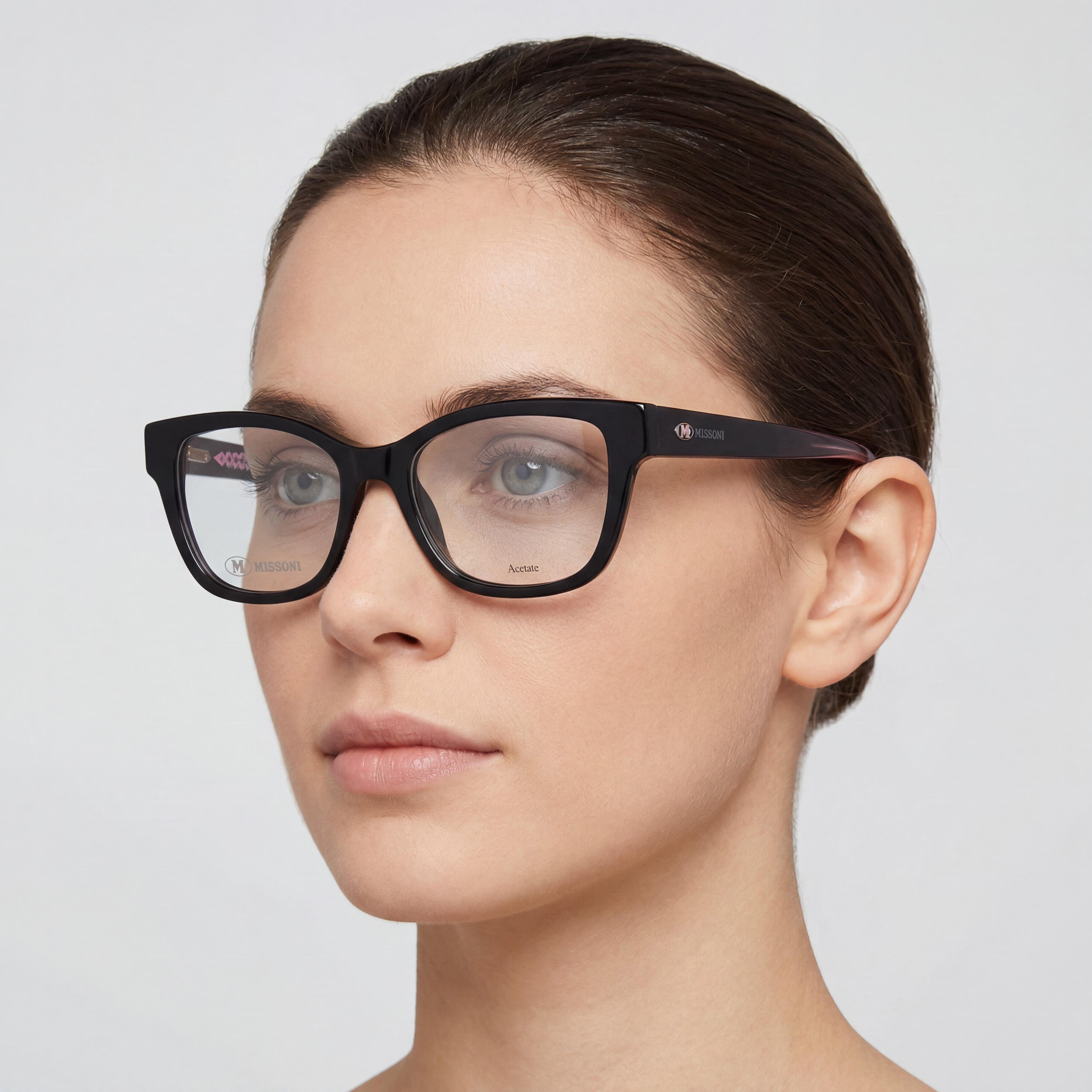 M Missoni Mmi 0097 Women's Black Acetate Frame Non- Polycarbonate Lens Sunglasses 53-17-140, Photo 4