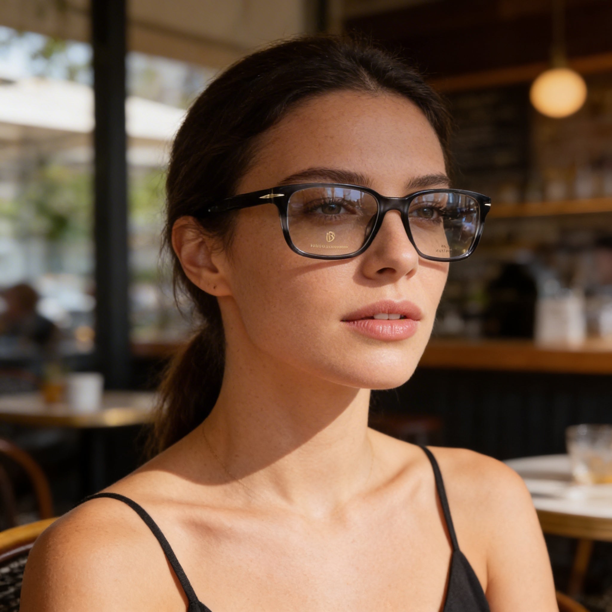 Gafas de sol David Beckham DB 1065 de estilo moderno, unisex, con montura de acetato y lentes de policarbonato, color gris, 56 mm, Photo 5