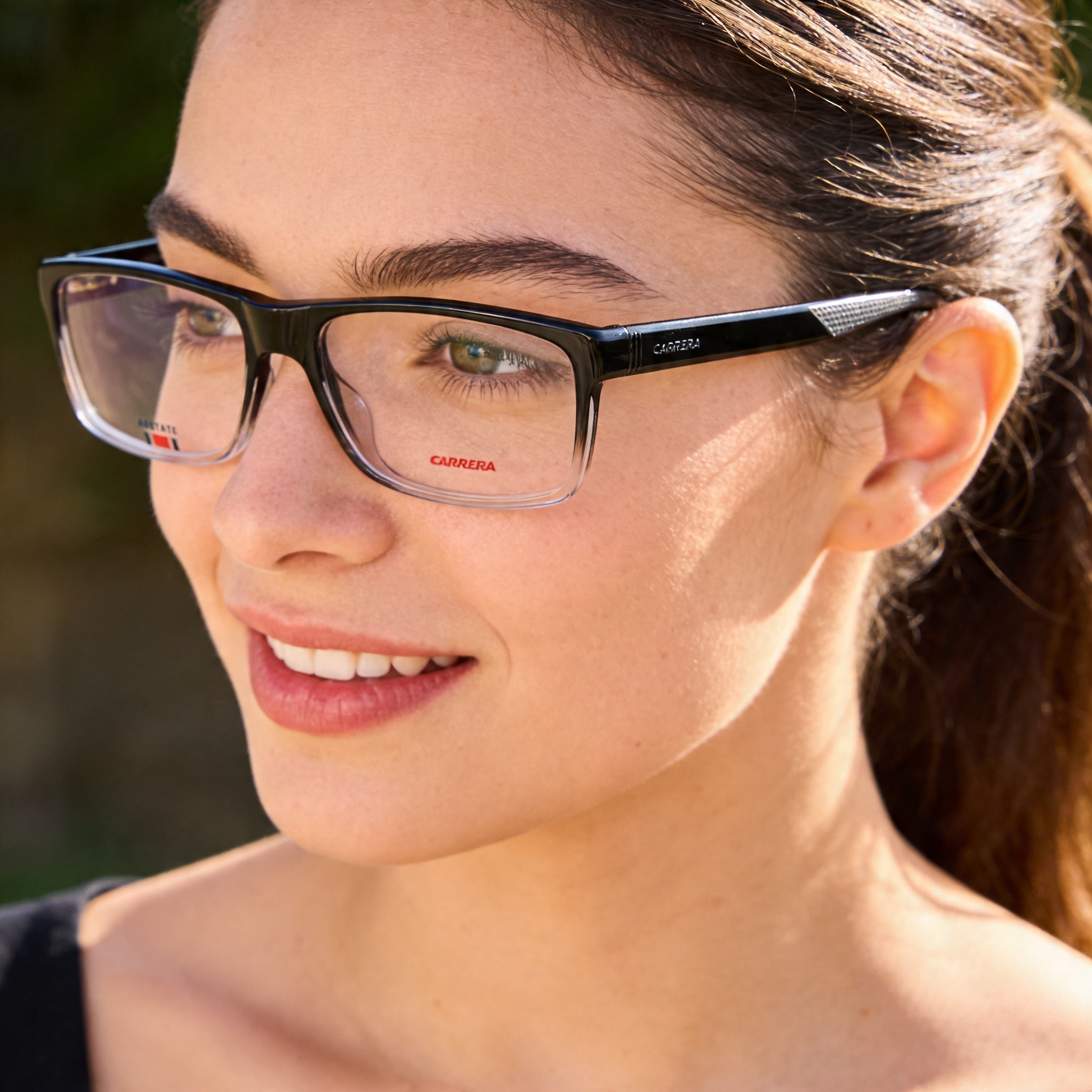 Carrera 8852 Unisex Acetate Black Grey Eyeglasses 57mm, Photo 4