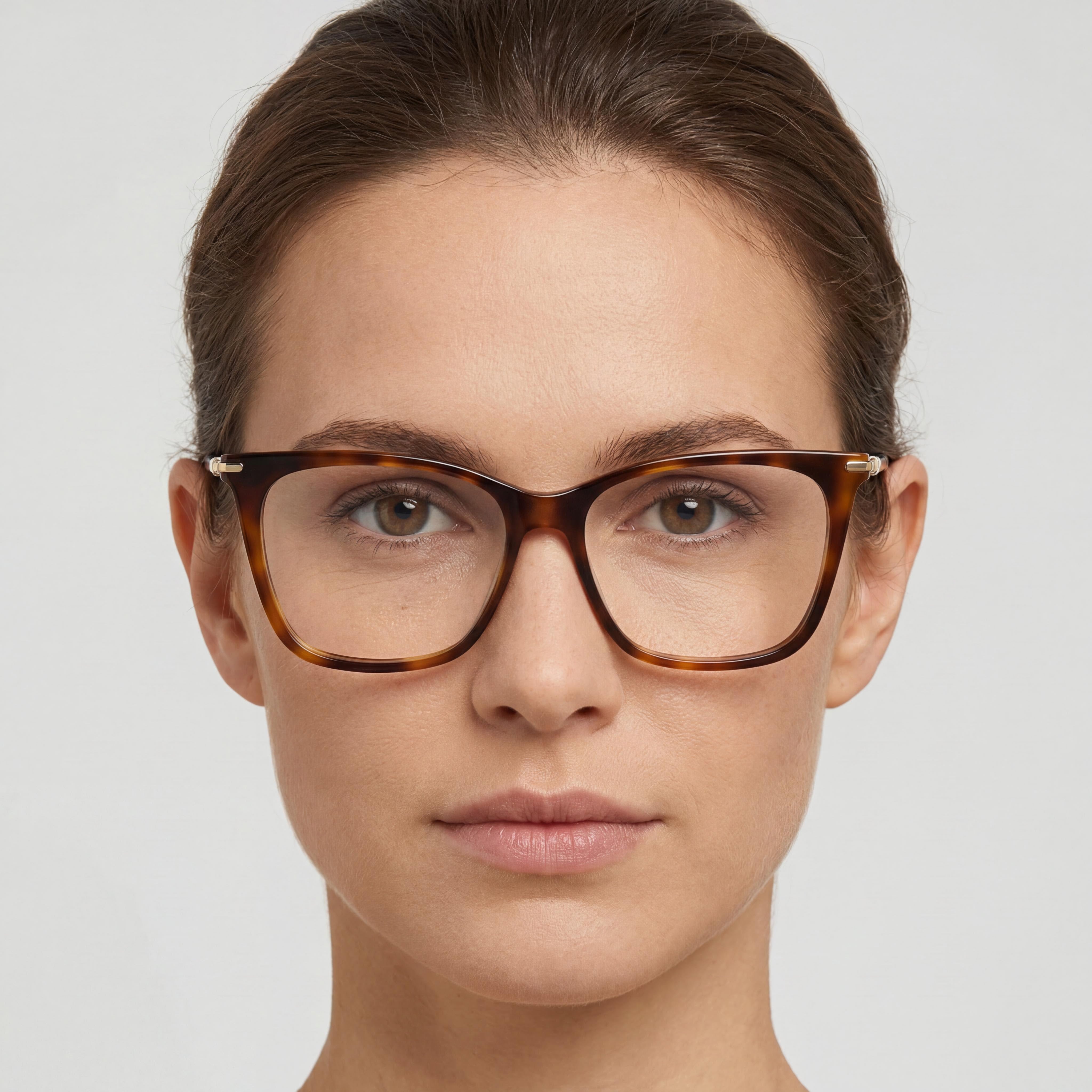 Gafas de sol clásicas Carolina Herrera para mujer, montura de plástico marrón Habana, lentes de policarbonato no polarizadas de 53 mm, Photo 4