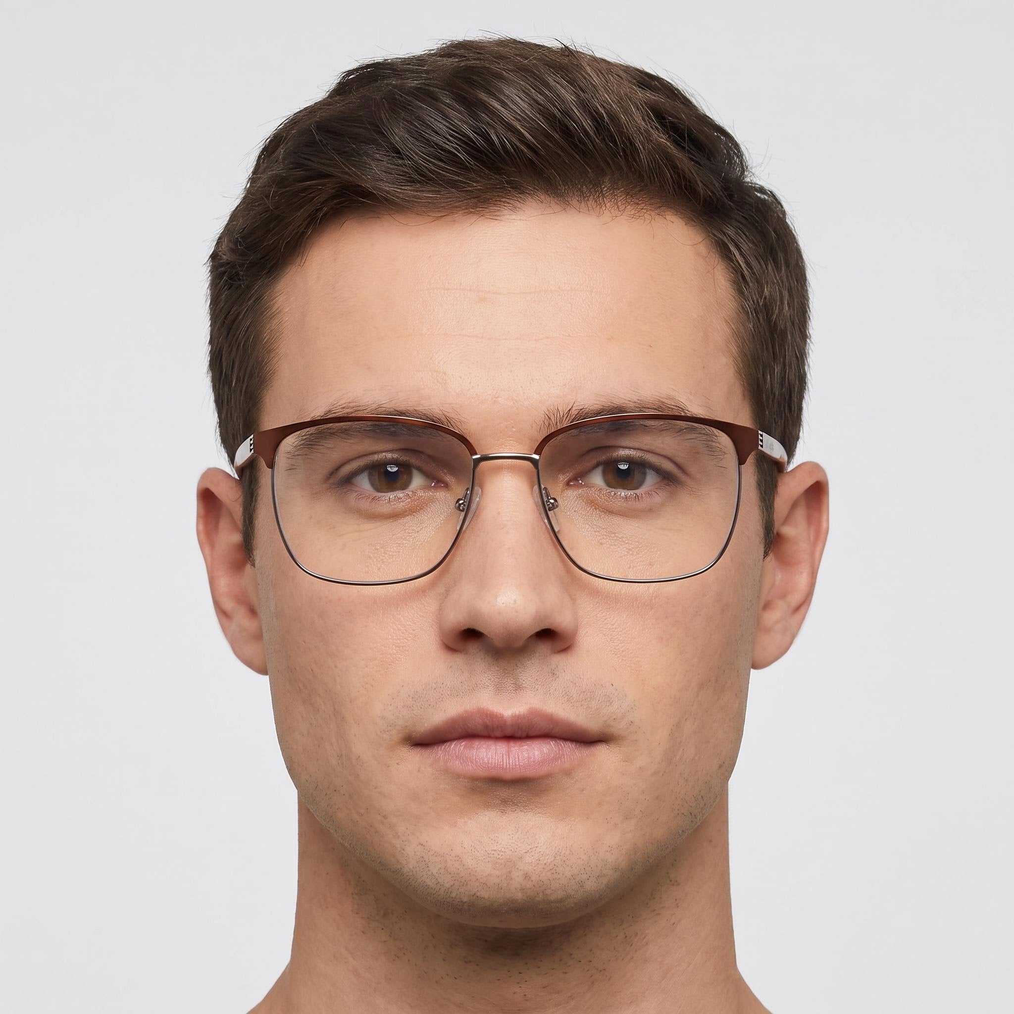 Chesterfield 72xl Men's Metal Brown Eyeglass Frames with Demo Lenses - 55mm Lens, 18mm Bridge, 145mm Temple, Photo 4