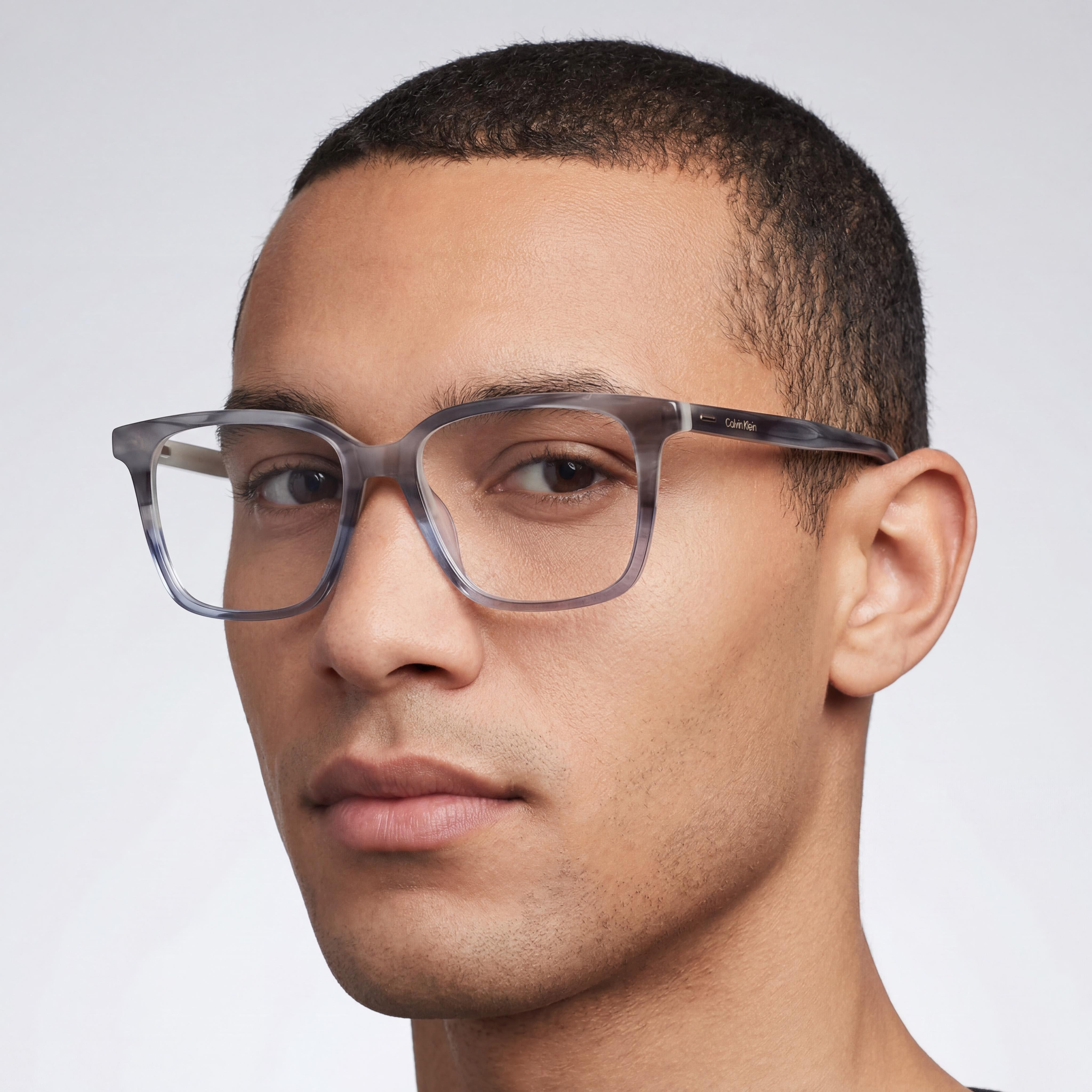 Calvin Klein CK22540 - Gafas de sol unisex de metal polarizadas con rayas grises (53 mm), Photo 4