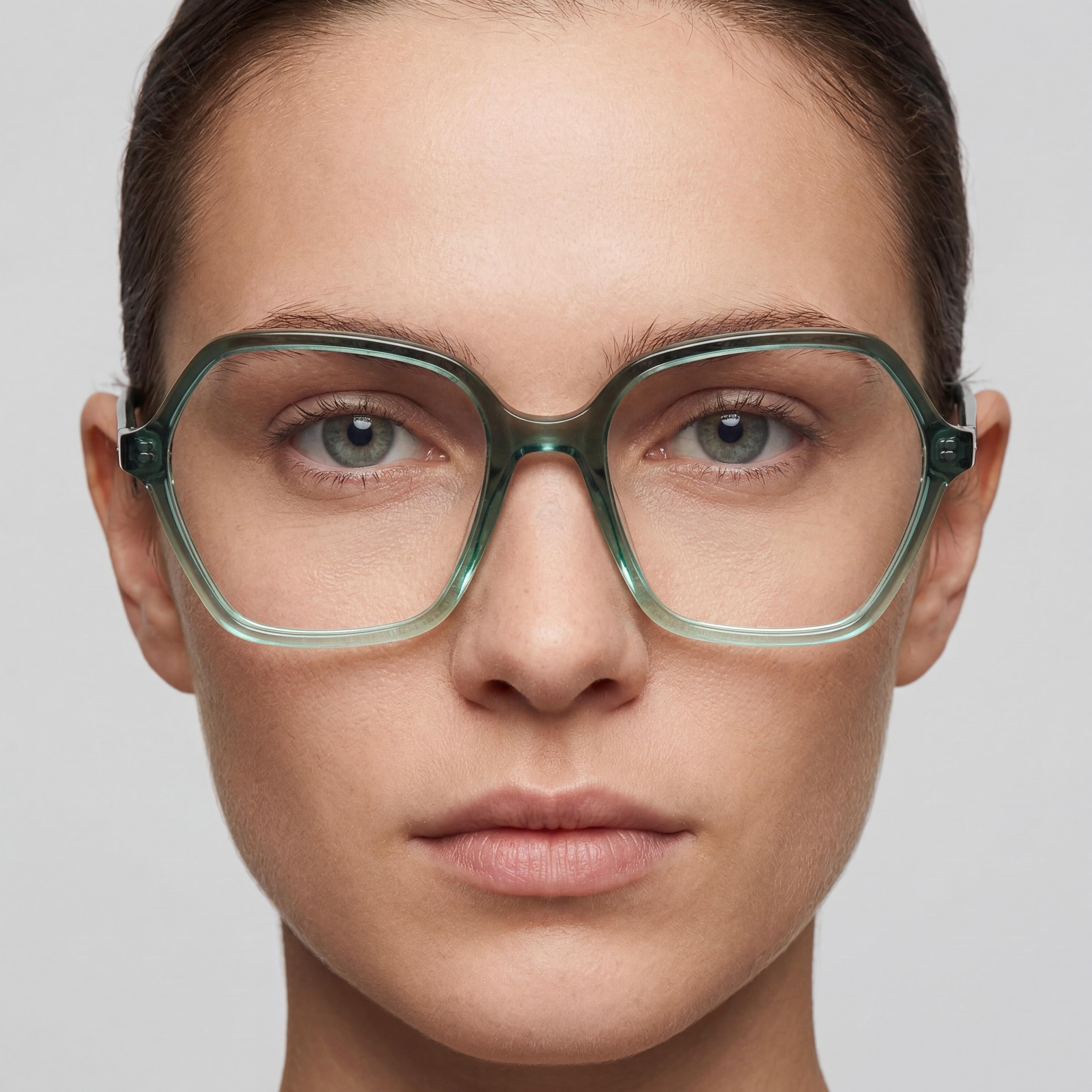 Isabel Marant Modern Style Unisex Sunglasses featuring Green Acetate Frame & Green Polycarbonate Lenses, 53mm, Photo 4