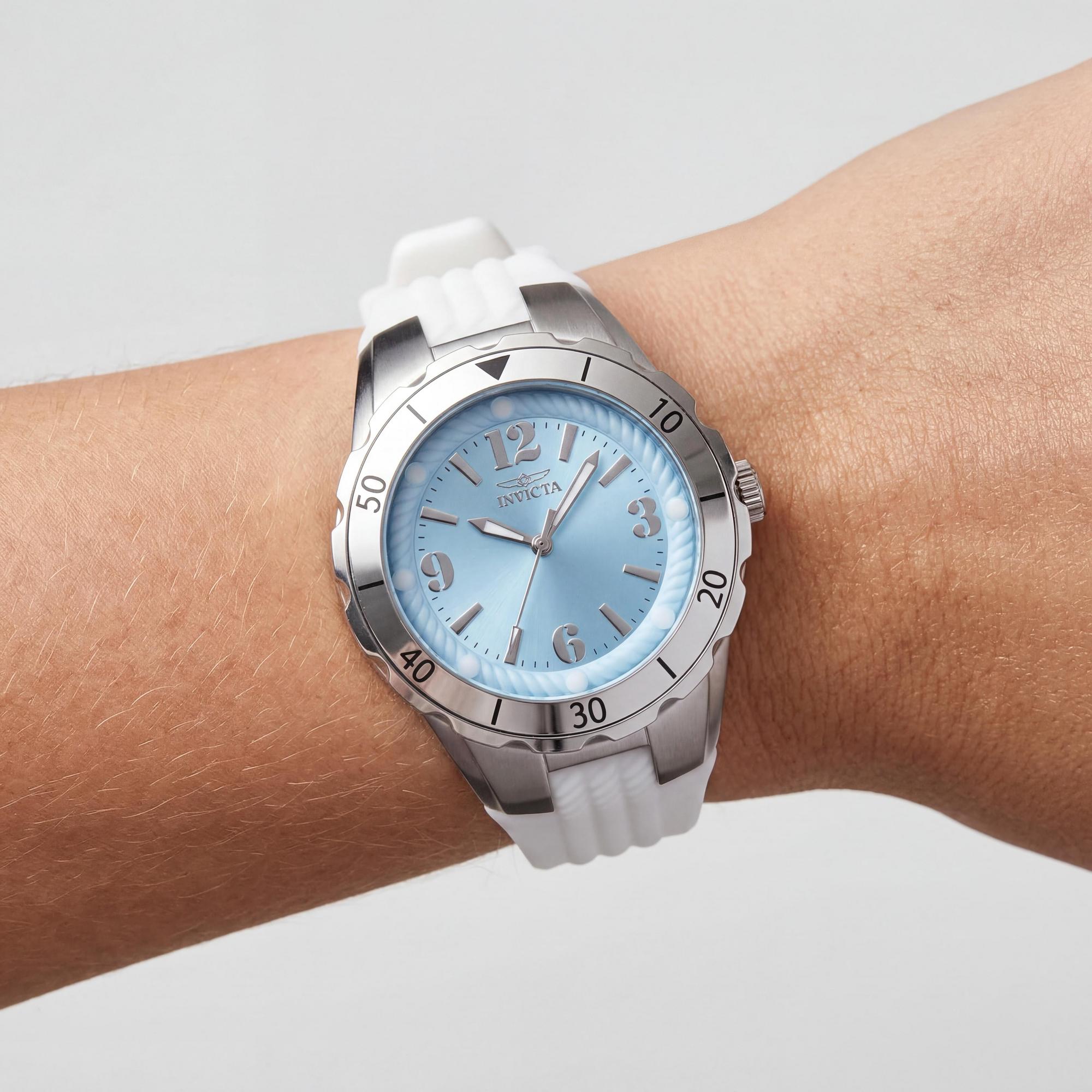 Invicta Angel 48848 Women's Classic Blue Dial Stainless Steel Quartz Watch 38mm, Photo 4