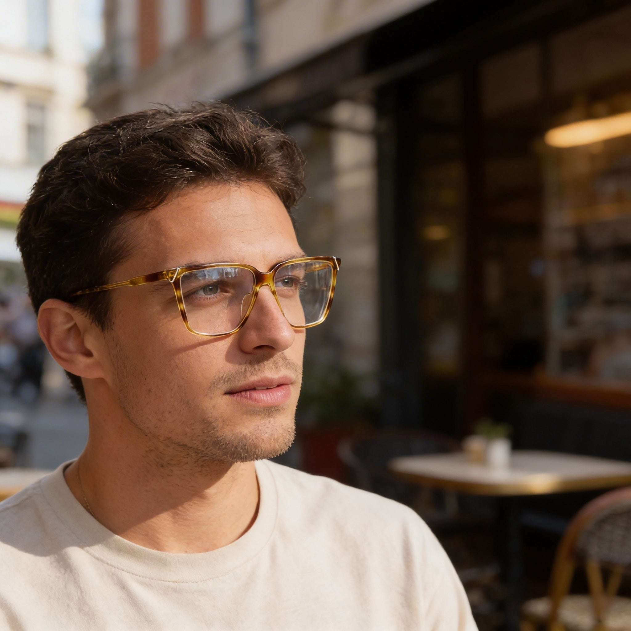 Gafas de Sol para Hombre Victoria Beckham Modern VB2633 con Montura de Acetato Habana Claro y Lentes de Policarbonato 56mm, Photo 6