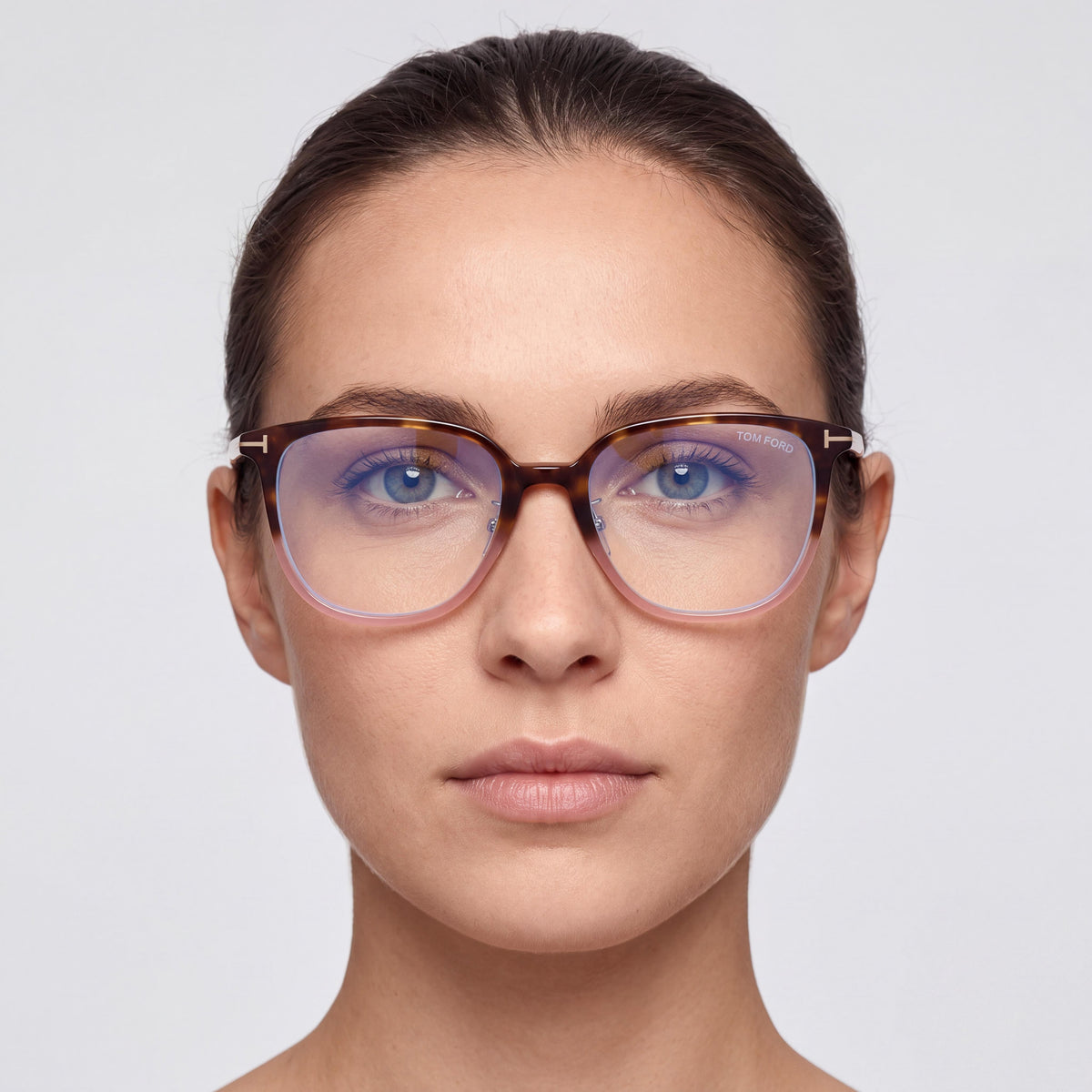 Tom Ford Ft5778-d-b Women's Plastic Havana Pink Blue Frame Pink Lens Sunglasses 53-18-145, Photo 3