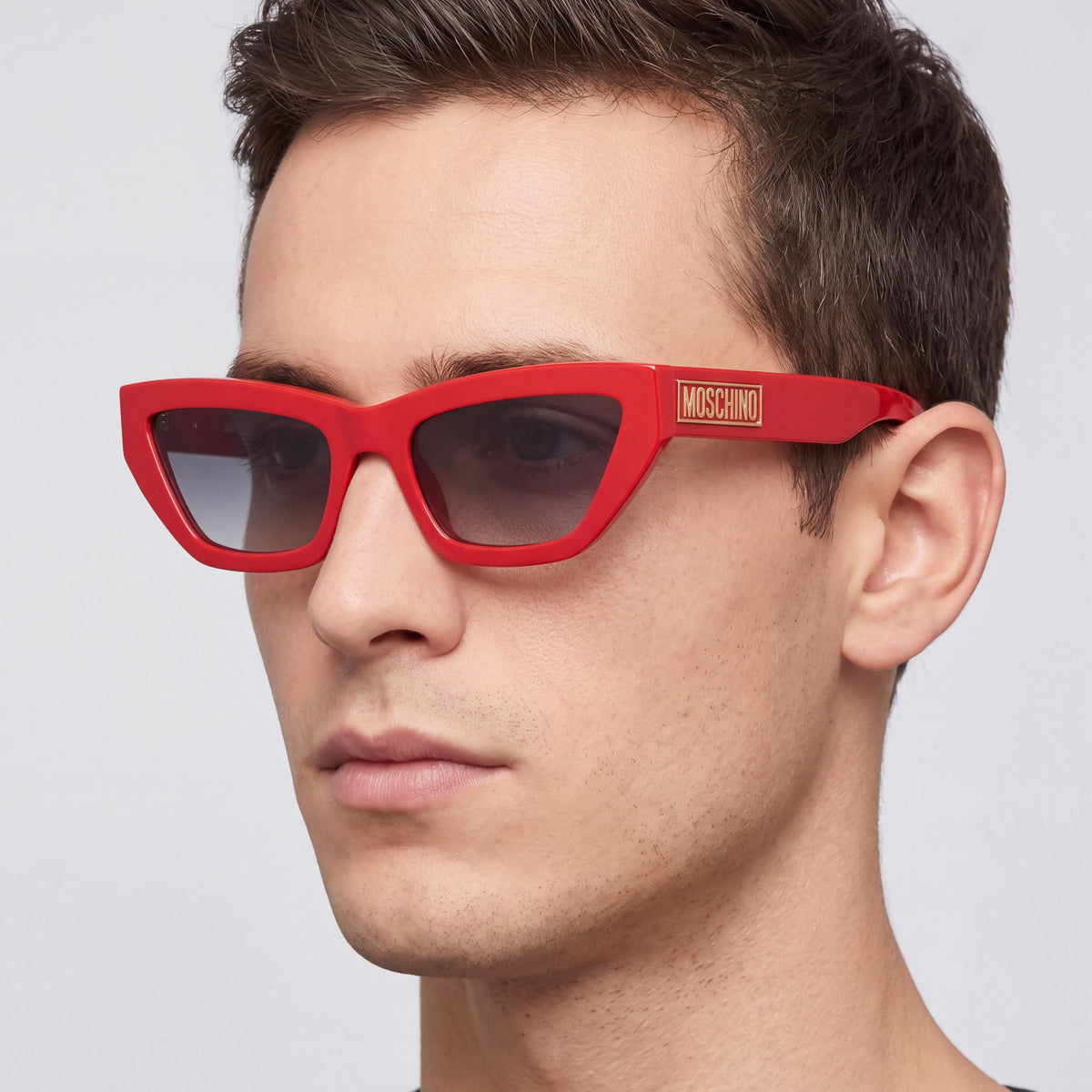 Moschino Classic Collection Men's Sunglasses featuring a 19 millimeter Bridge and a 145 millimeter Temple Length, Photo 5